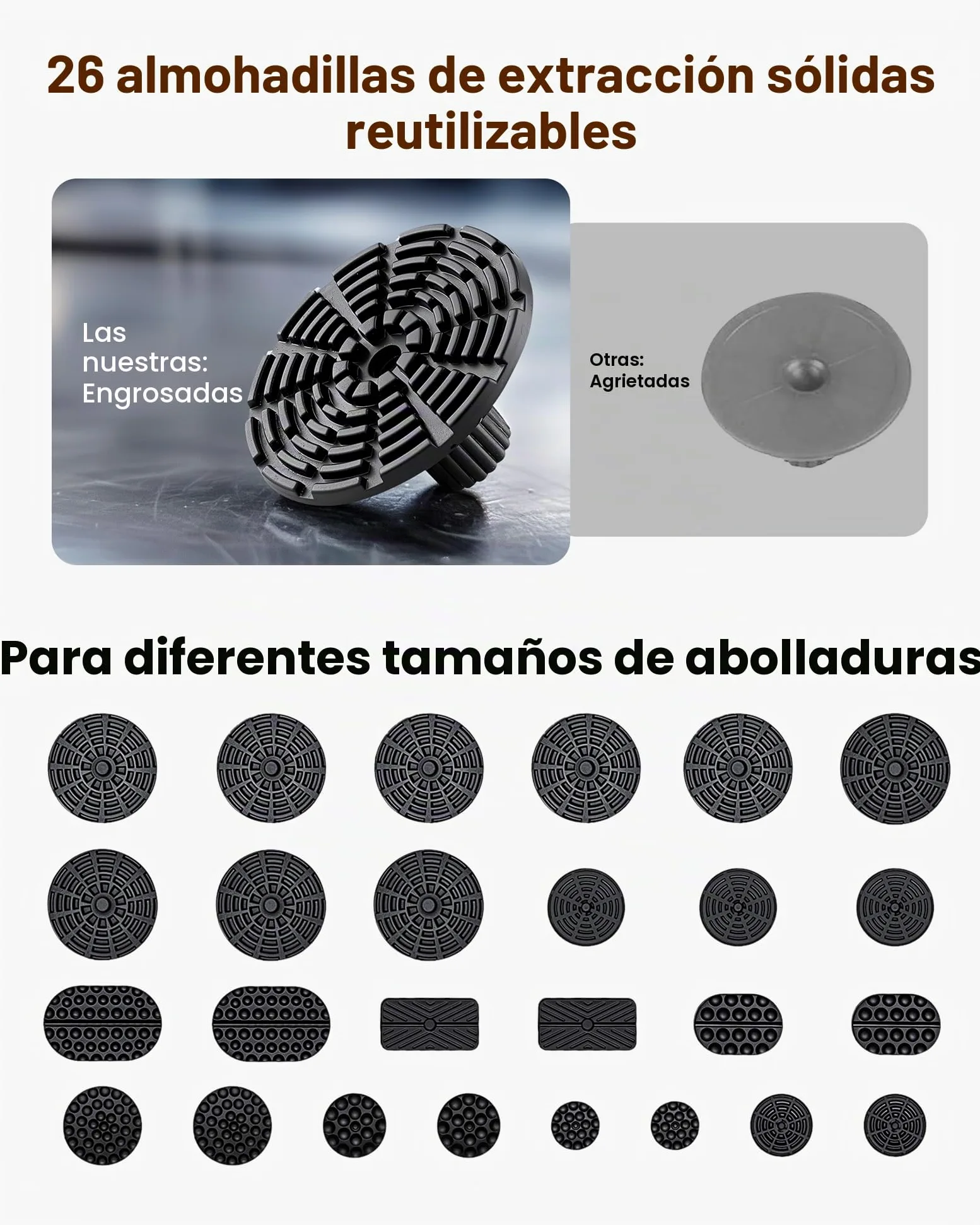 VEVOR Juego de Extractores de Abolladuras, sin Pintura, con Elevador Dorado, Martillo Deslizante, Barra T, Pistola de Pegamento y Herramientas a Eliminar Daños por Granizo en Carrocerías, 61 uds