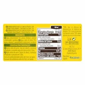 Limonada Hacendado Light Sin Gas 4 x 330 ml Pack 2