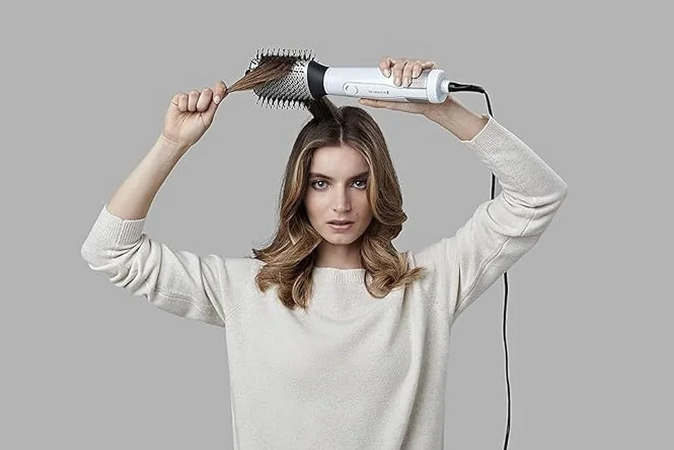 Remington Hydraluxe Cepillo de Aire Voluminizador AS8901, 1200 W, 3 Temperaturas, 2 Velocidades, Blanco