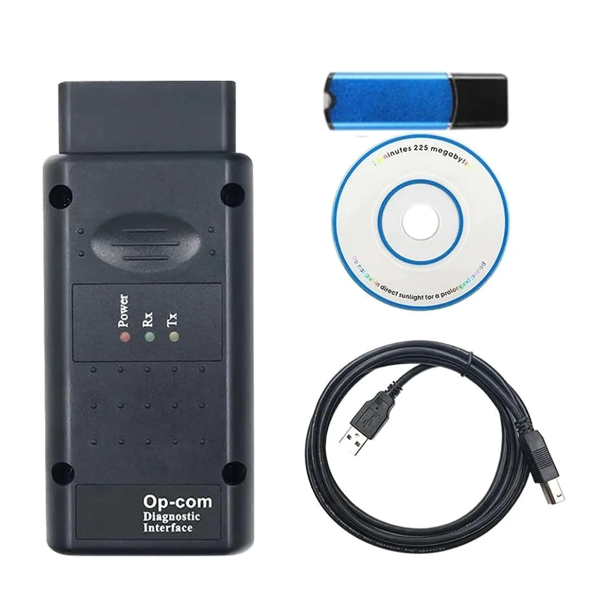 OPCOM V1.95 2021 con Dongle USB Herramienta de Diagnóstico Op-Com V2021 para Coche