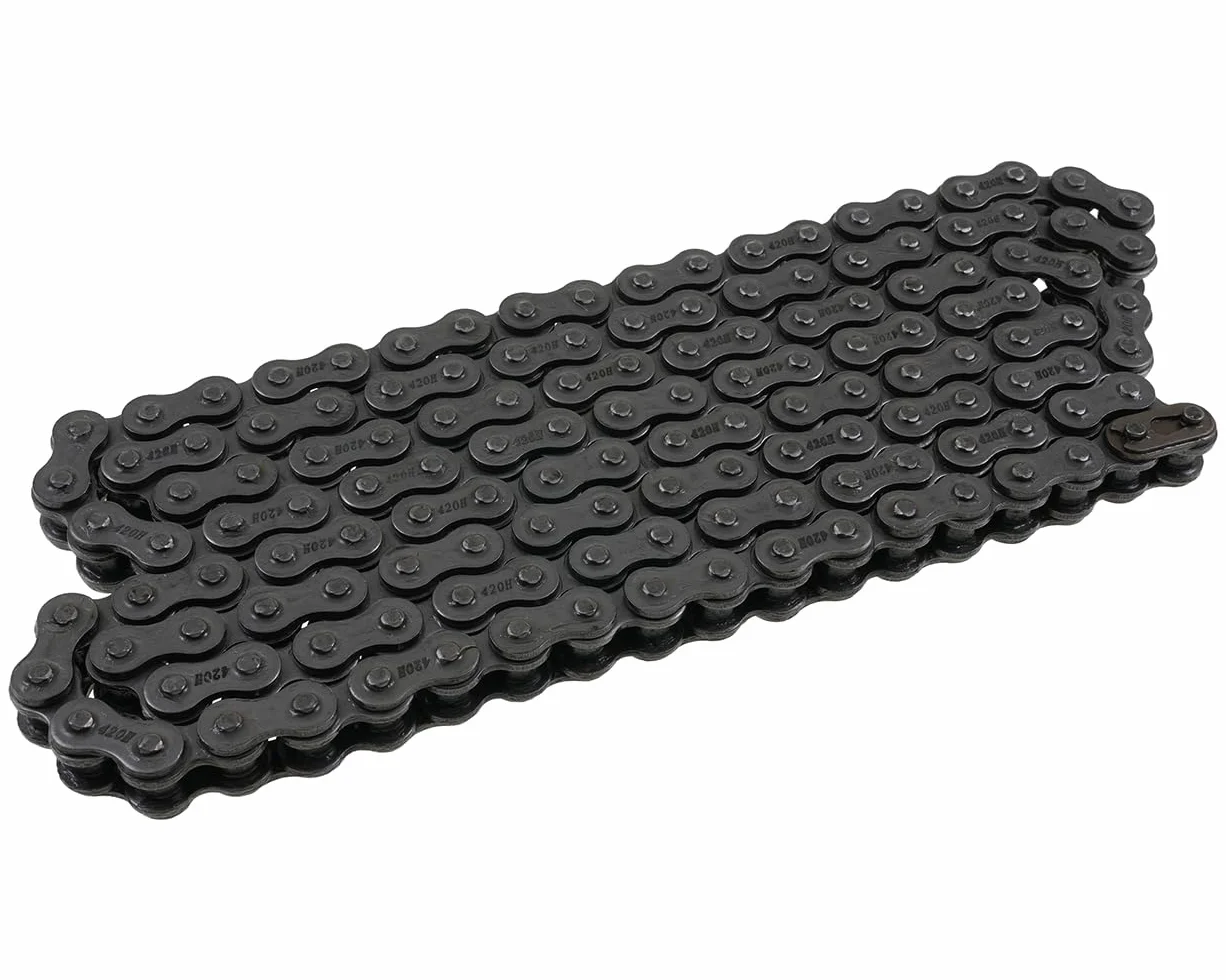 Cadena transmisión reforzada 420x140 compatible con Kreidler, Zündapp, Simson S50 S51 S70, Schwalbe KR51/1 KR51/2, Star, Sperber, Habicht, SR50 SR80, KSR Moto TR50, Tigger