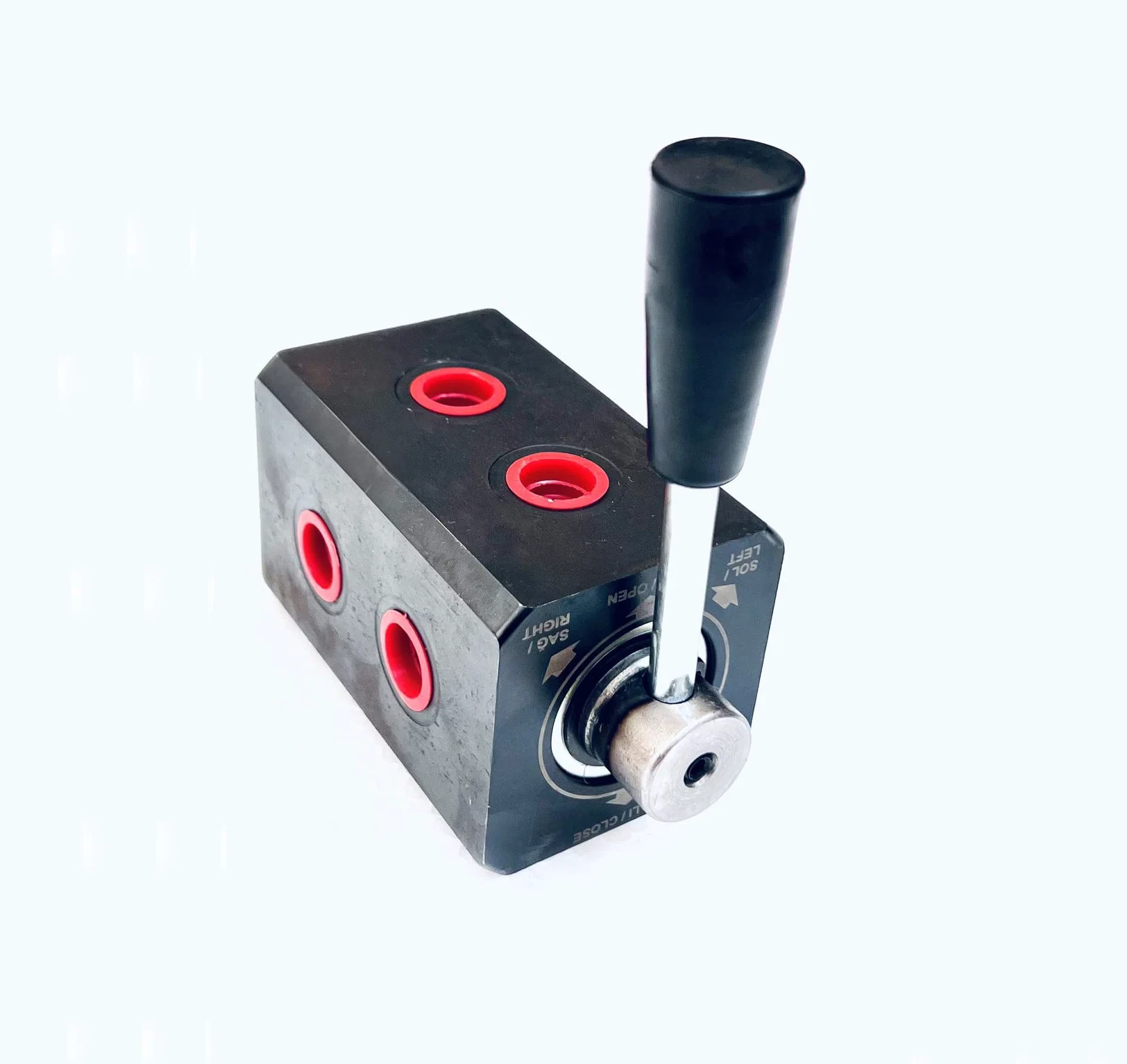 Hidráulico de la Válvula del Desviador de 6 Vías - Cuerpo de Acero - 3/8" BSP
