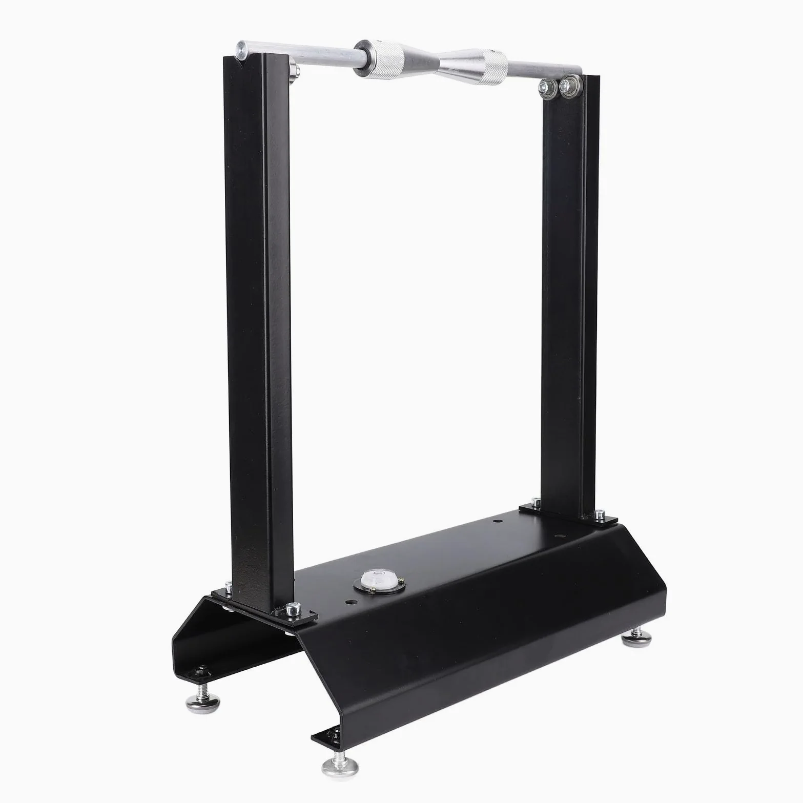 Equilibrador de Ruedas de Motocicleta Mejorado, Soporte Universal de Equilibrio de Neumáticos de Alta Resistencia con Conos de Centrado Ajustables, Herramientas de Equilibrio de Alineación