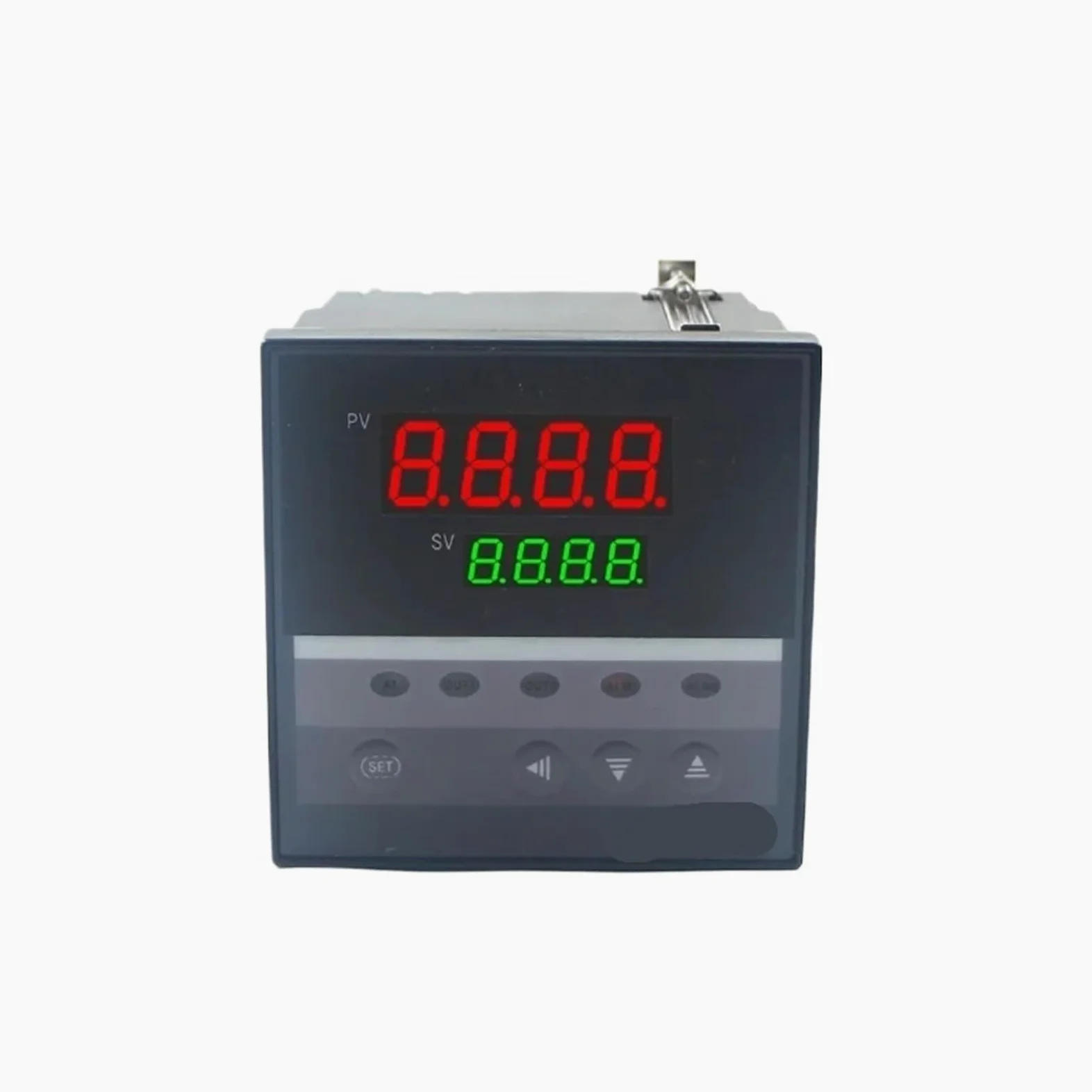 Controlador de temperatura digital C110-240V con alarma, múltiples entradas, relé y salida, termostato.