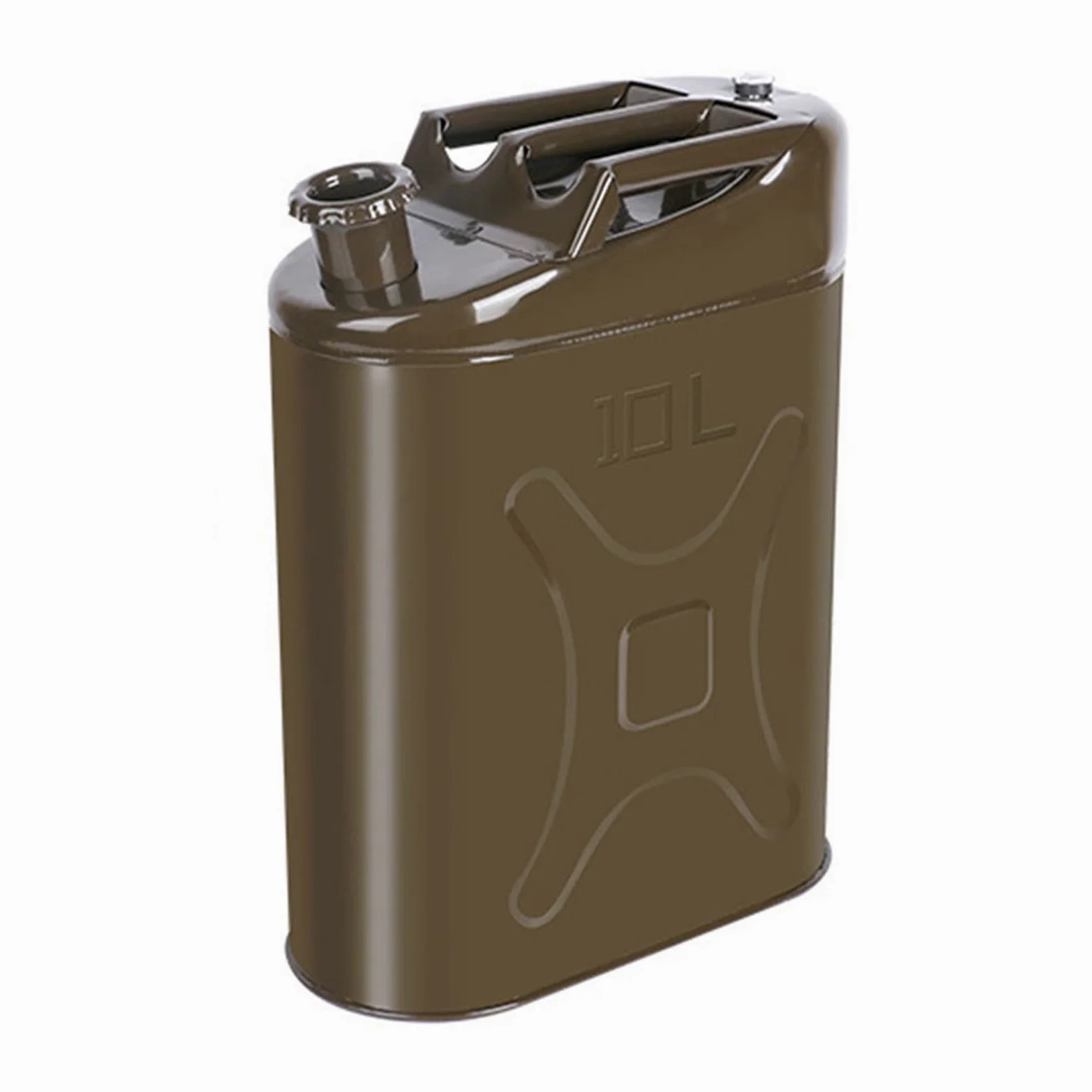 Tanque de Combustible portátil Jerry Can, Garrafa de Gasolina y Diésel en Metal con Mango de 3 Barras para Motocicleta SUV ATV Dirt Bike Coche Barco Vehículo