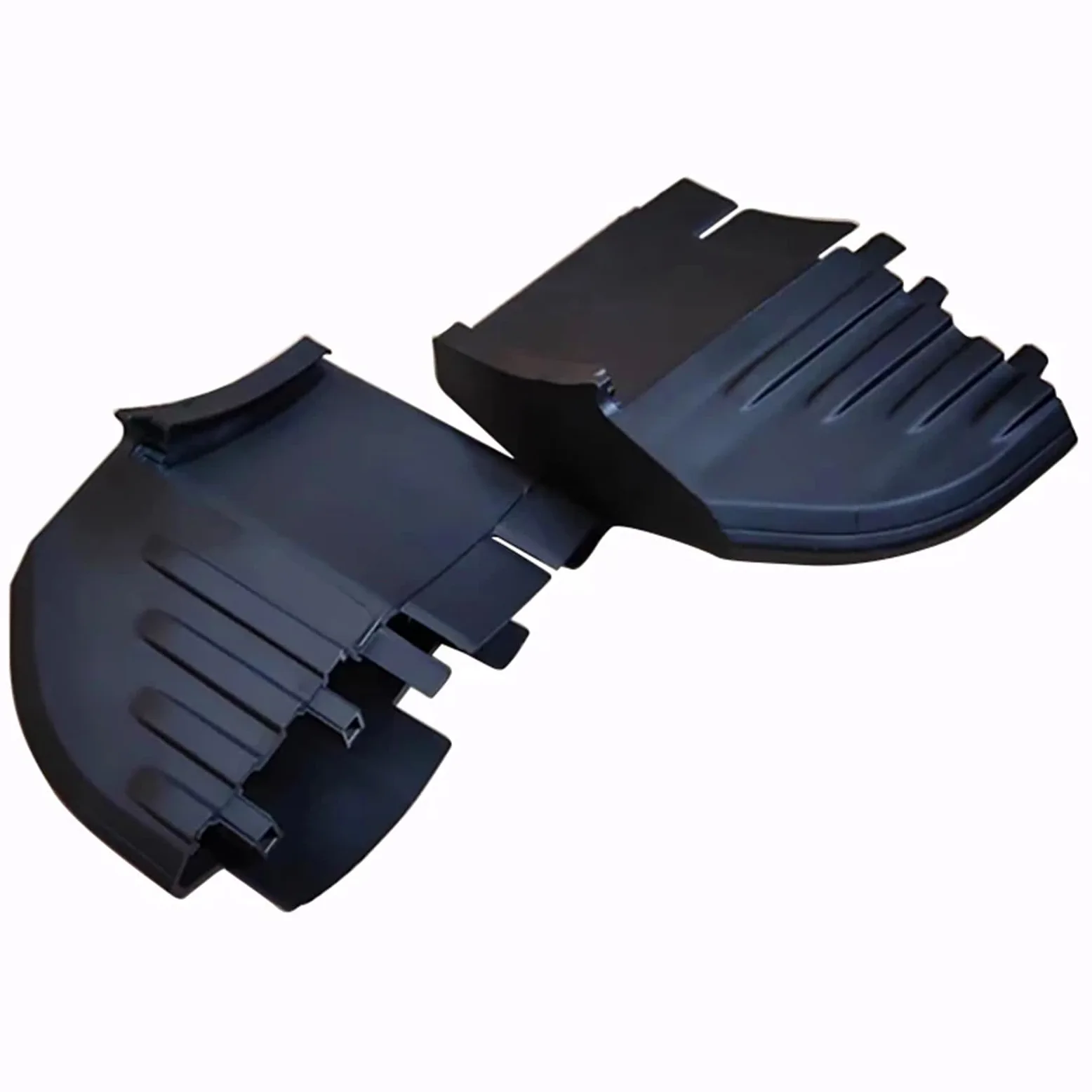 Faldones Laterales Tapa Extremo Estribo Lateral Puerta Coche para VW para Touareg 7L 2002 Estribo Tapa Tapón Superior/Extremo, Piezas Repuesto Falda Lateral Coche(Rear Left)