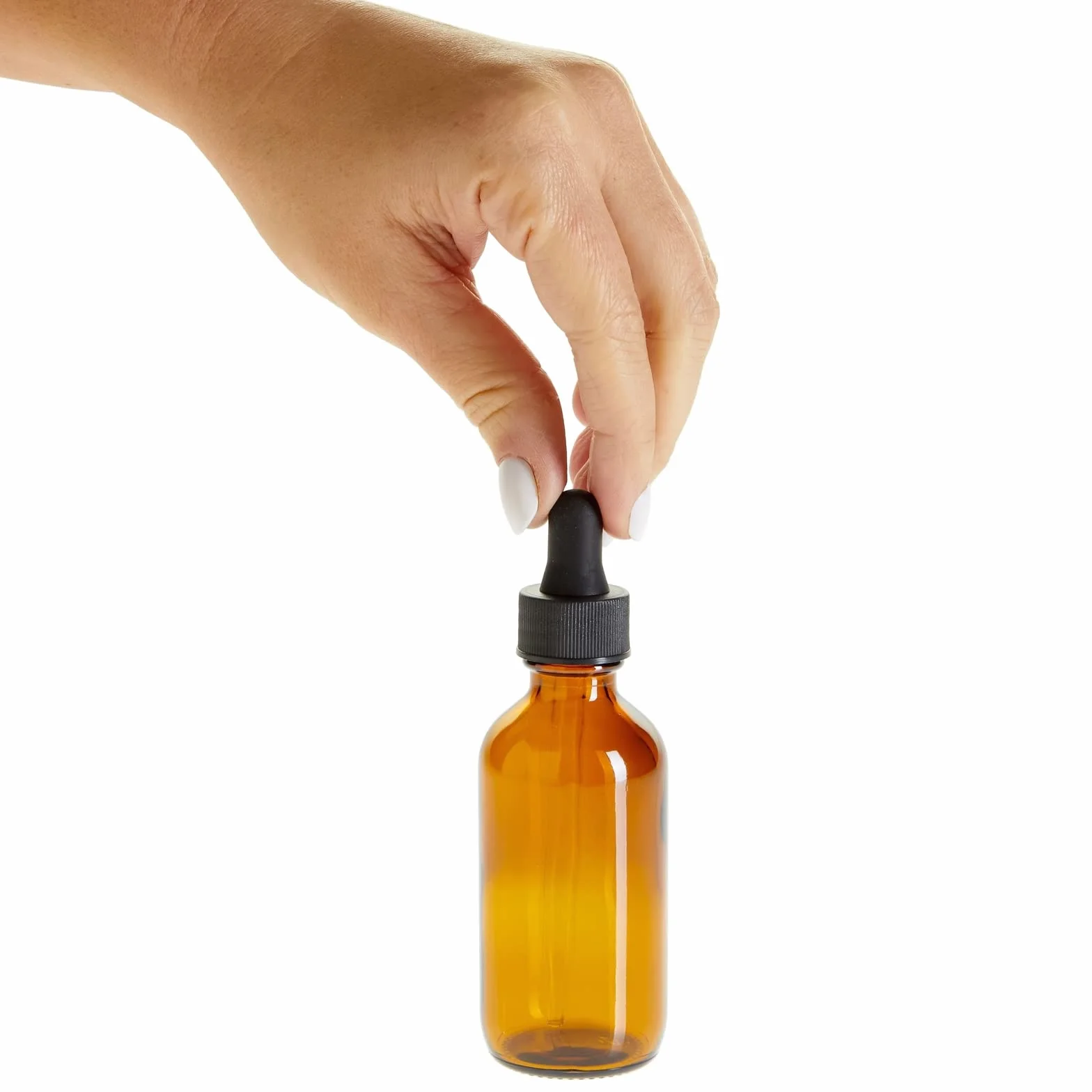 Juvale Botellas de vidrio ámbar 60 ml con pipeta, 36 piezas, para aceites esenciales y aromaterapia