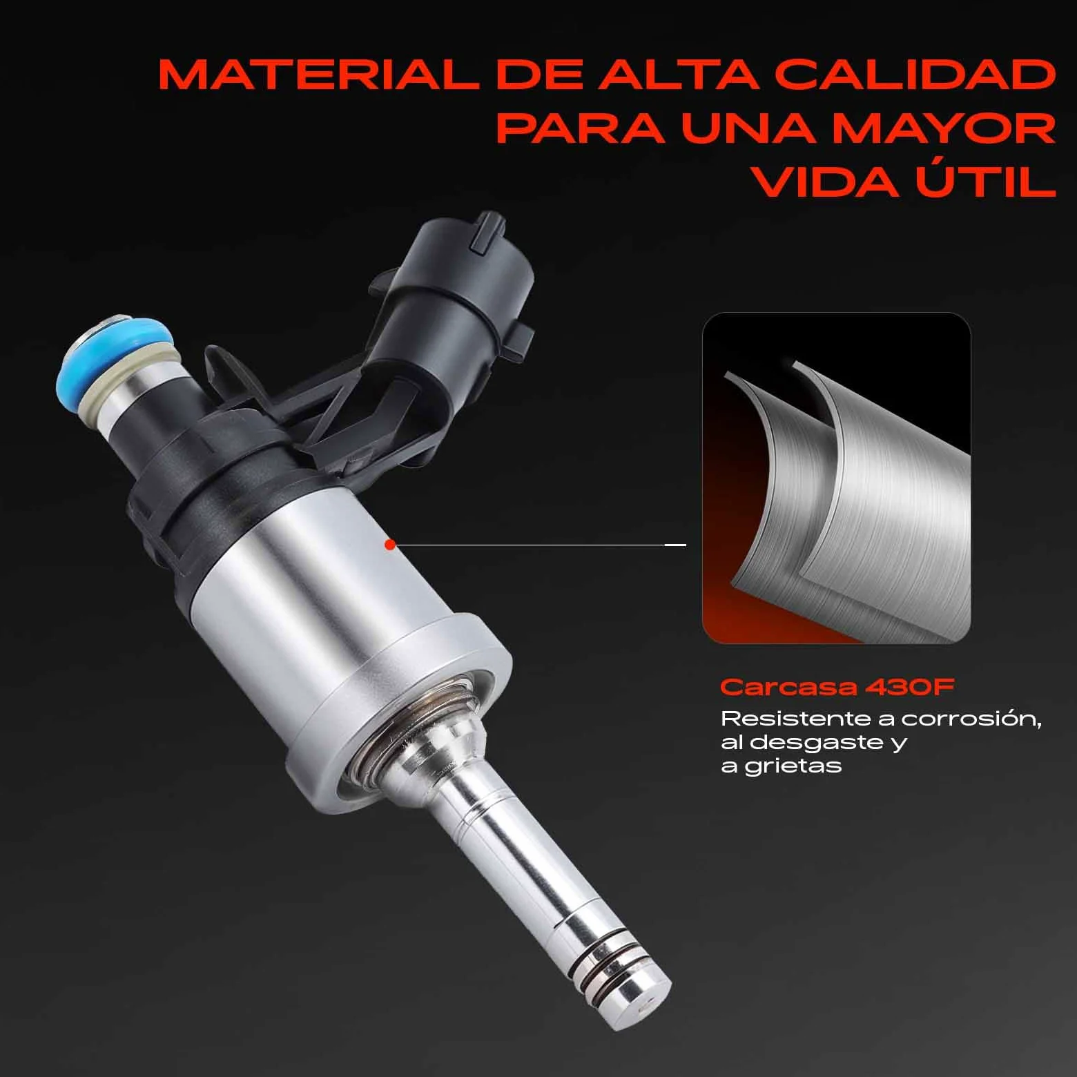 Frankberg 6 válvulas de inyección de gasolina de 2 Polos E4FZ9F593B | Compatible con: Serie 7 E23, Serie 6 E24, Serie 5 E28, 924, Serie 5 E34, 944, Serie 3 E30, Serie 3 Convertible E30