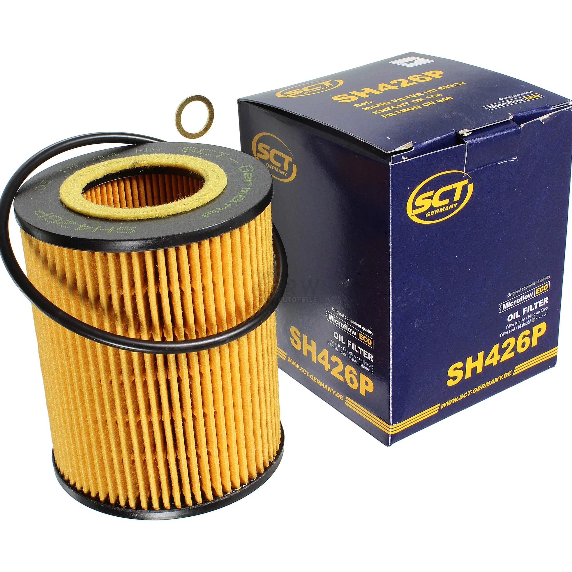 Juego de filtros de inspección 8 litros de aceite de motor de marcha suave 10W-40 SCT Germany