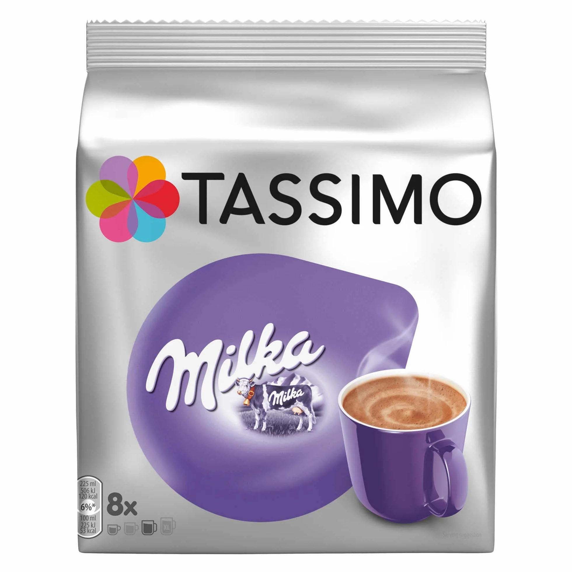 Tassimo Chocolate Milka 8 tazas (16 cápsulas)