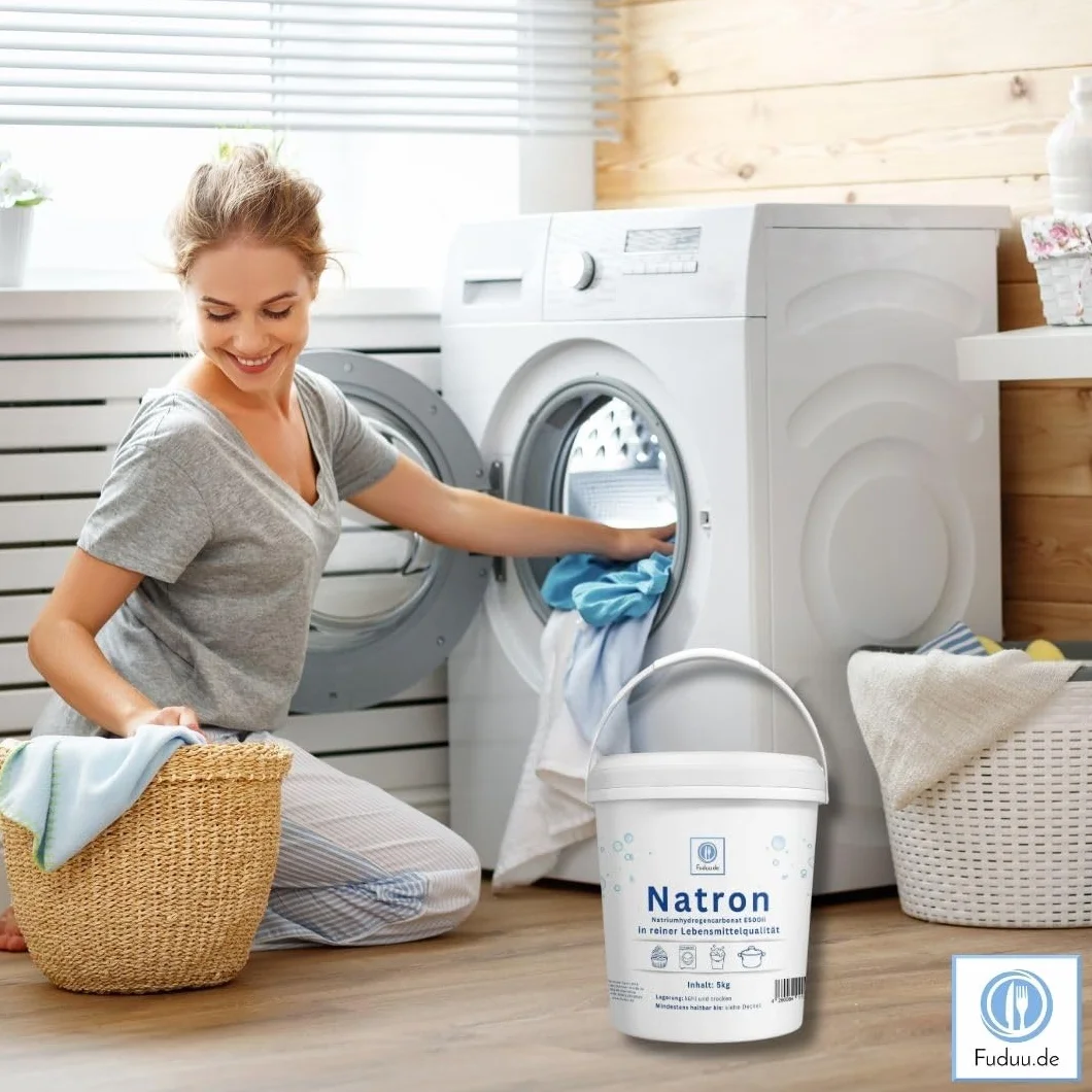 Natron polvo E500 bicarbonato de sodio NaHCO3 cubo 5 kg