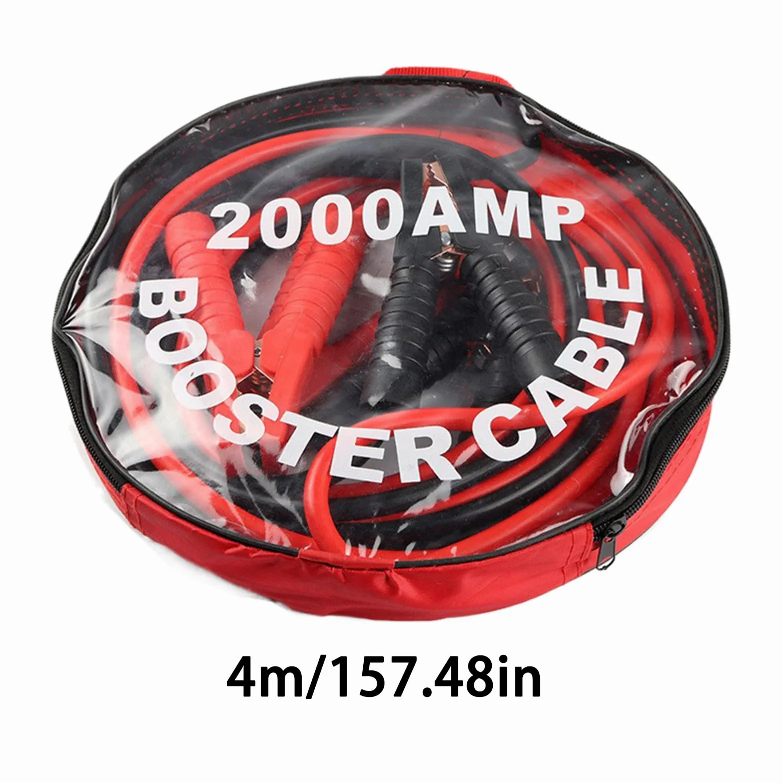 Cables de Arranque 2000 A 3 m / 4 m Rápido Y Portátil | Cables De Arranque Para Batería De Coche para Motocicleta, ATV, Coche, Cortacésped, Remolque, Deportes de Motor, Carrito de