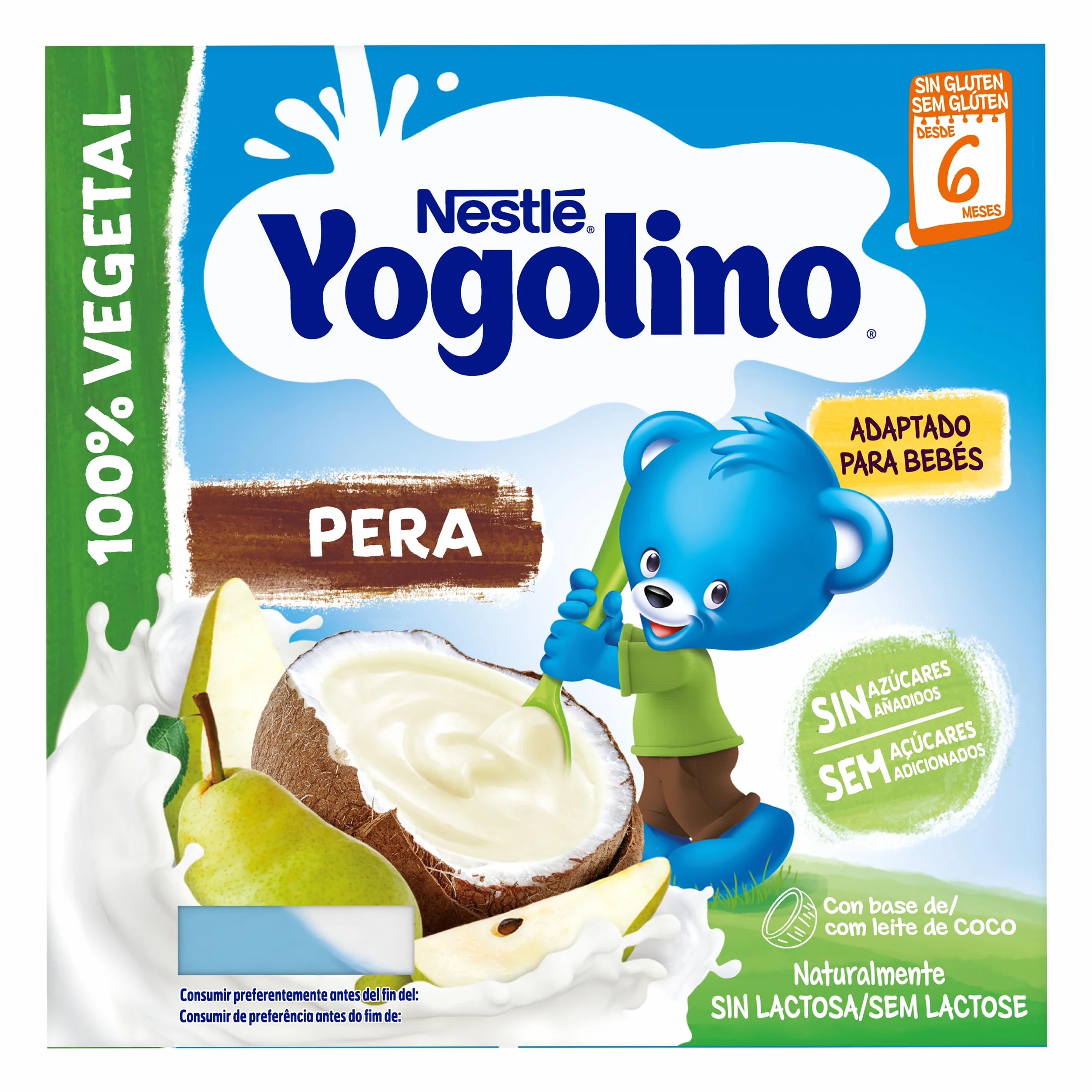 NESTLÉ YOGOLINO Coco Pera 4x90g od 6 miesięcy
