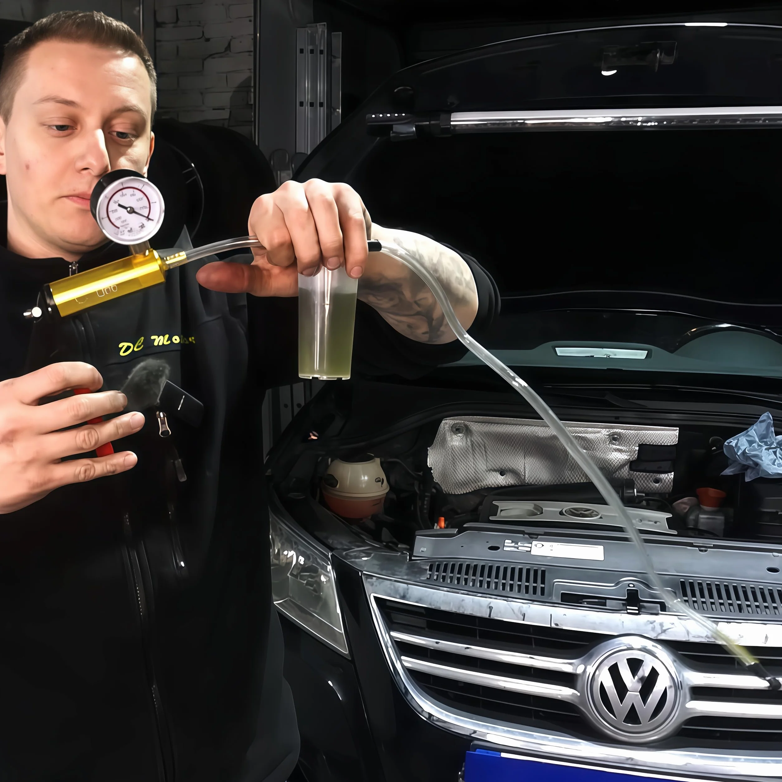 CCLIFE purgador de frenos, purgador de frenos de coche purgador de líquido de frenos de coche kit de cambio de líquido de frenos