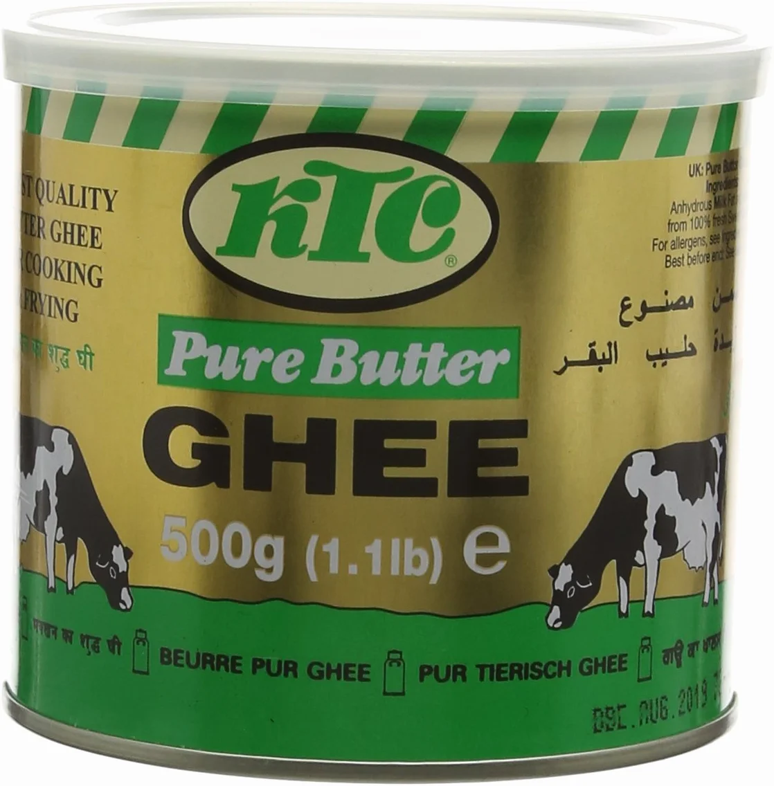 KTC Pure Butter Ghee de Vaca 500 gr