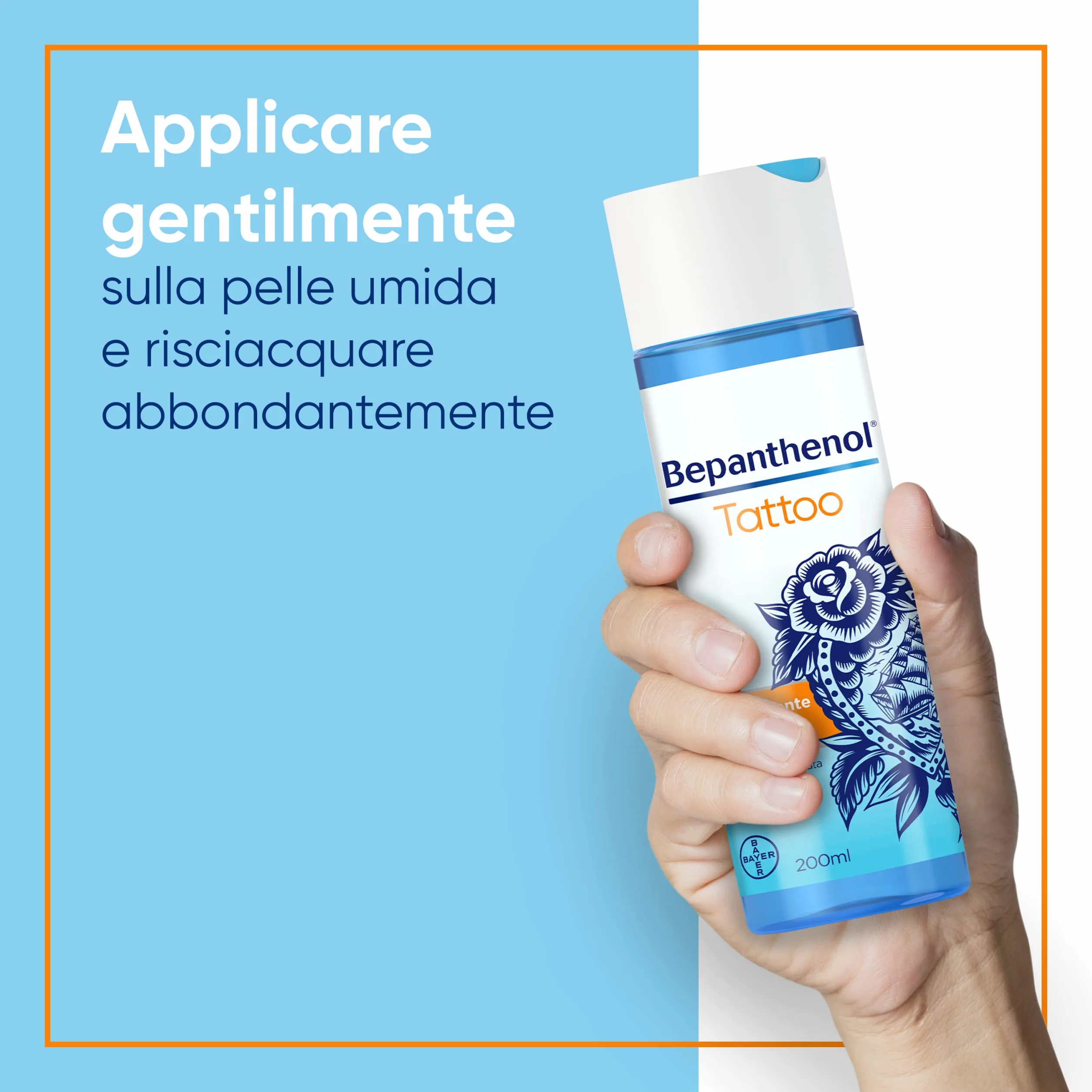 Bepanthenol Tattoo Detergente Delicato con Pantenolo 200ml