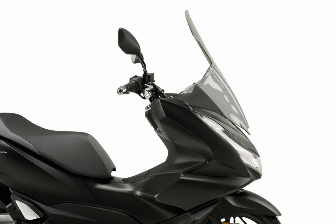 Puig 20637F Pantalla V-Tech Line Touring en acrílico de 4 mm con diseño aerodinámico anguloso para máxima protección y reducción de turbulencias, Ahumado Oscuro