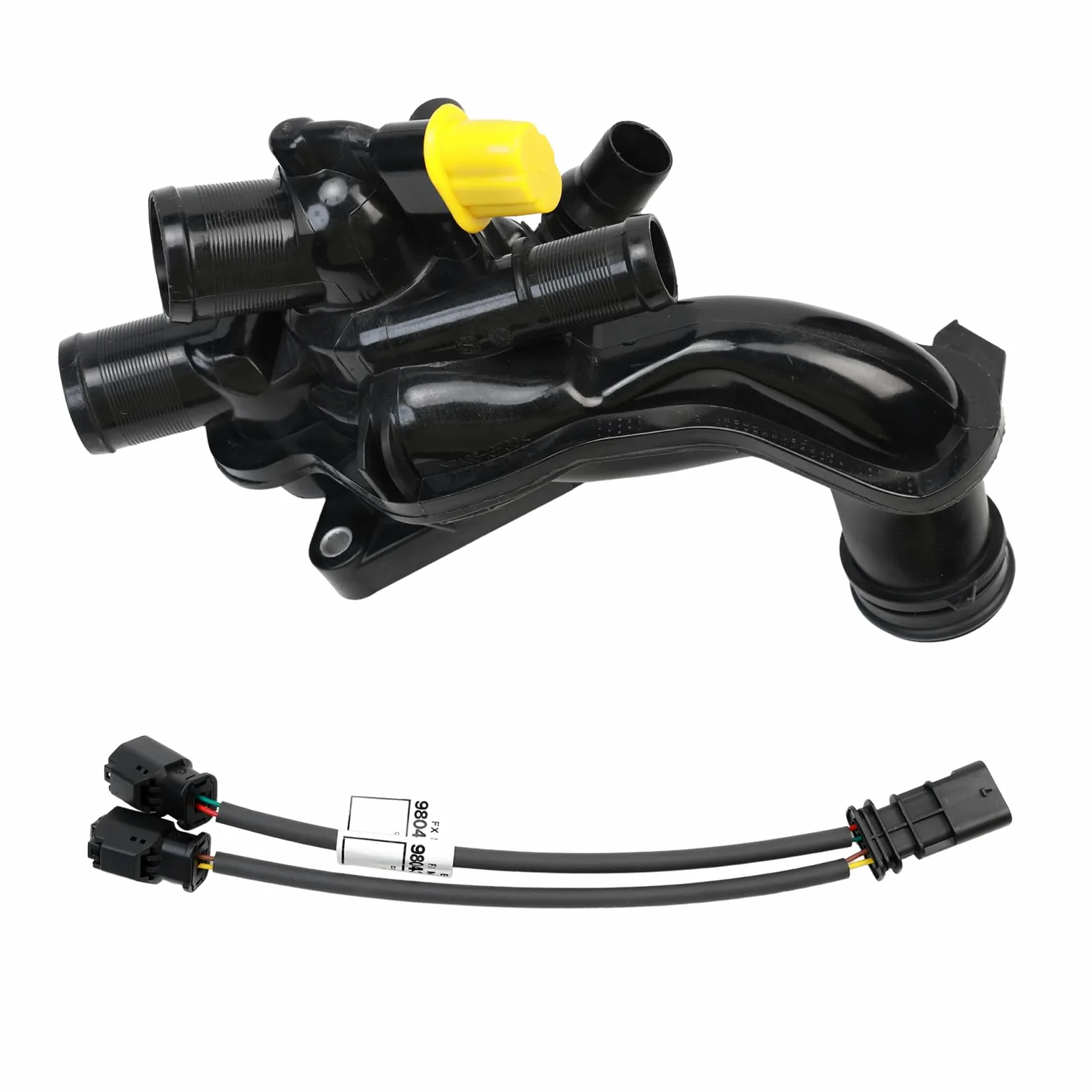 Termostato con carcasa + sensor + junta + cable para Berlingo 2, C3 2 Picasso, C3 2, C4 2, DS3; para 207, 308 I, 208 I, Partner 2, 2008 I 9808646980