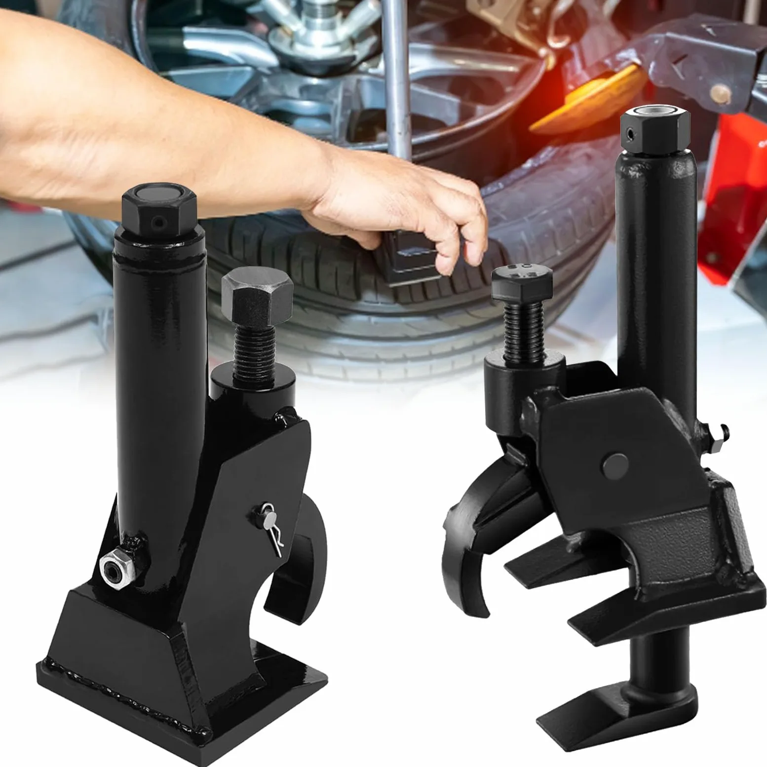 Desmontadora de Neumáticos Manual, Extractor de Talones para Neumáticos de 96,5cm - 106,7cm Herramienta para Cambiar Neumáticos para Camiones Tractores Automóviles Neumáticos