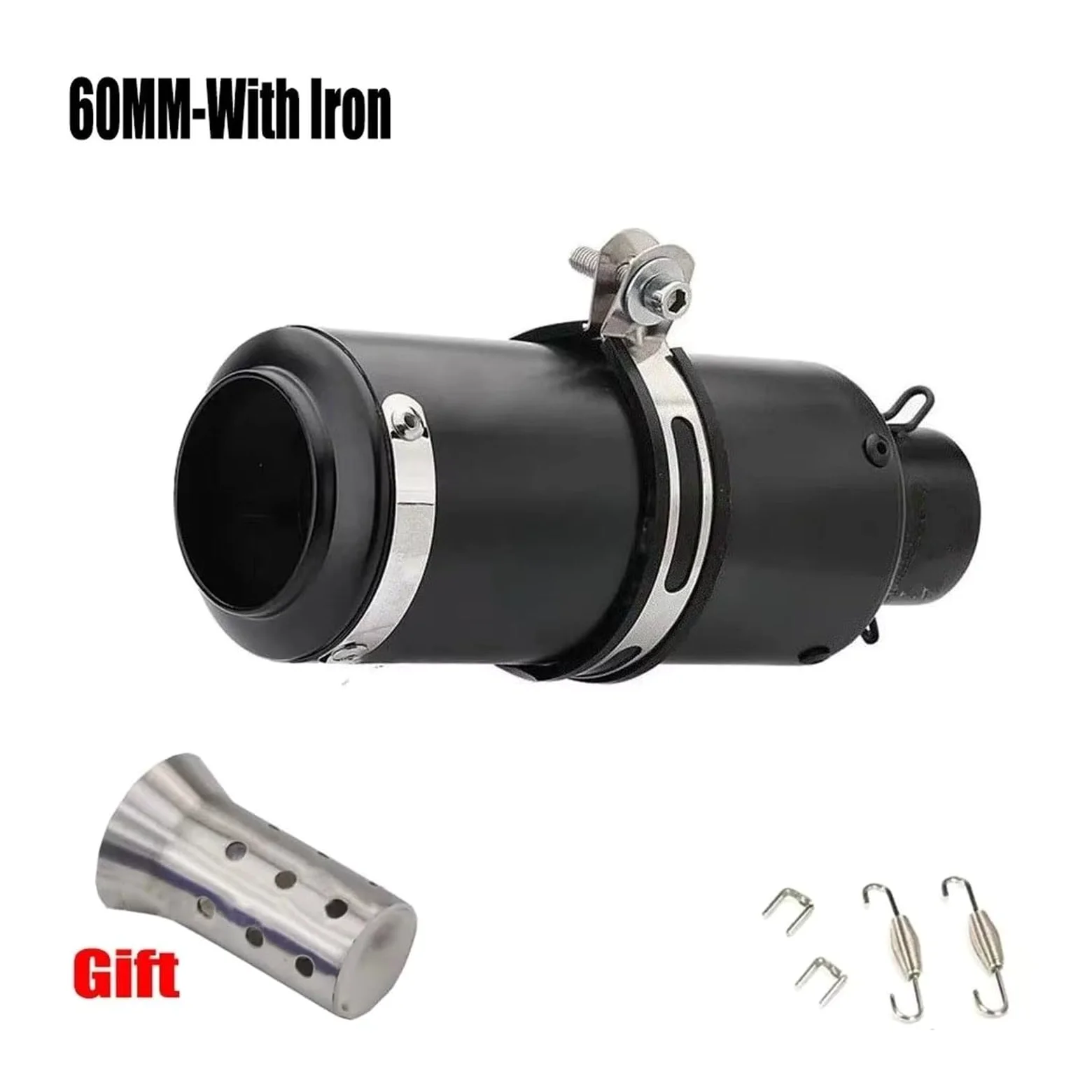 silencioso escape moto Para R1 R2 Para MT07 Para Kawasaki Para Z800 | Para Z900 para Ninja 400 Escape Moto 51MM/60MM tubo de Escape motocicleta modificado(60MM A2)