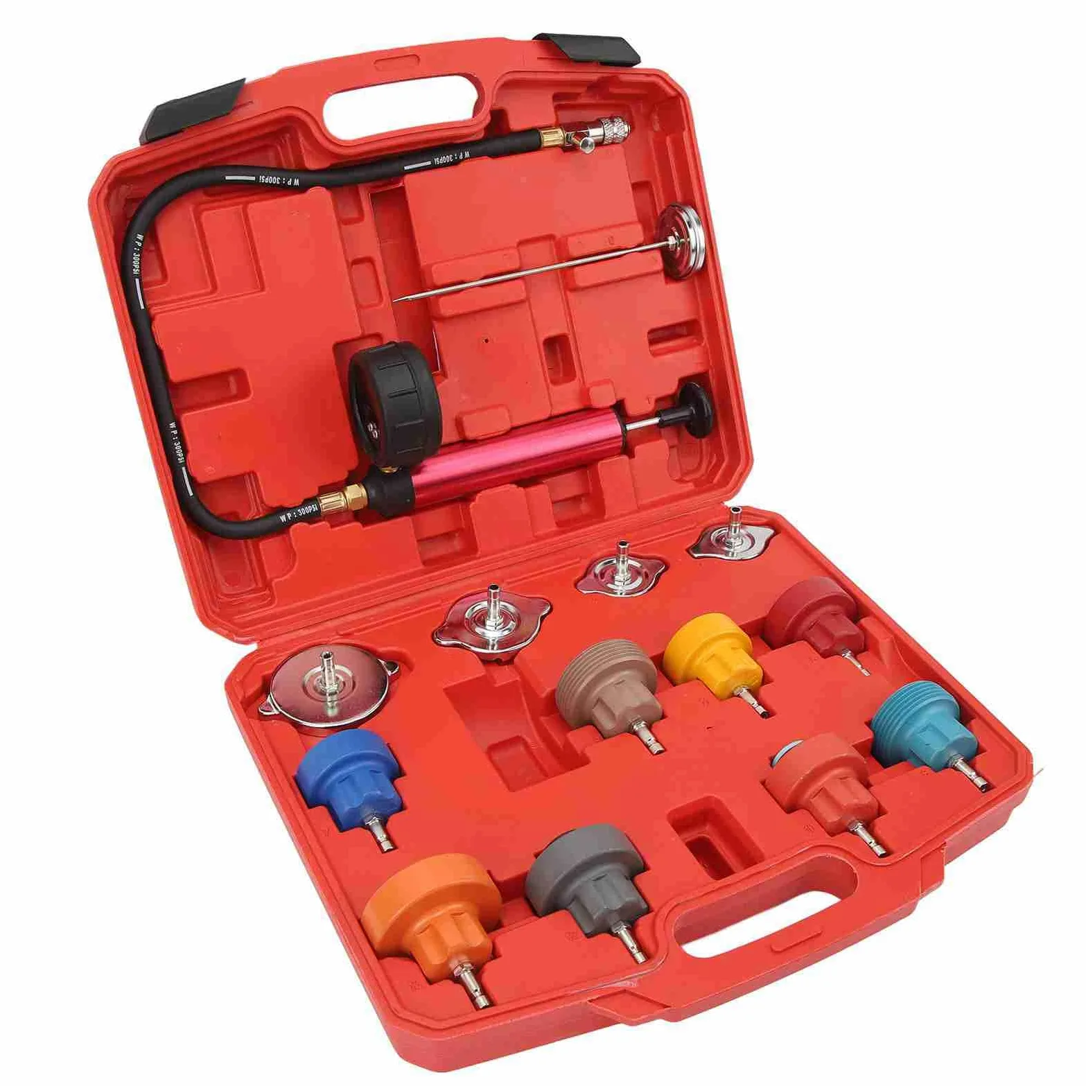 Kit de probador de presión de radiador de 0 a 35 Psi, repuesto de Detector de de refrigeración automotriz de alta precisión para