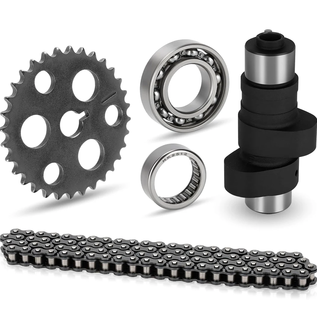 Kit árbol de levas & cadena & engranaje & rodamiento para Yama-ha Warrior Big Bear 350 YFM350X/YFM350 Moto-4 1989-2005 5UH121700000