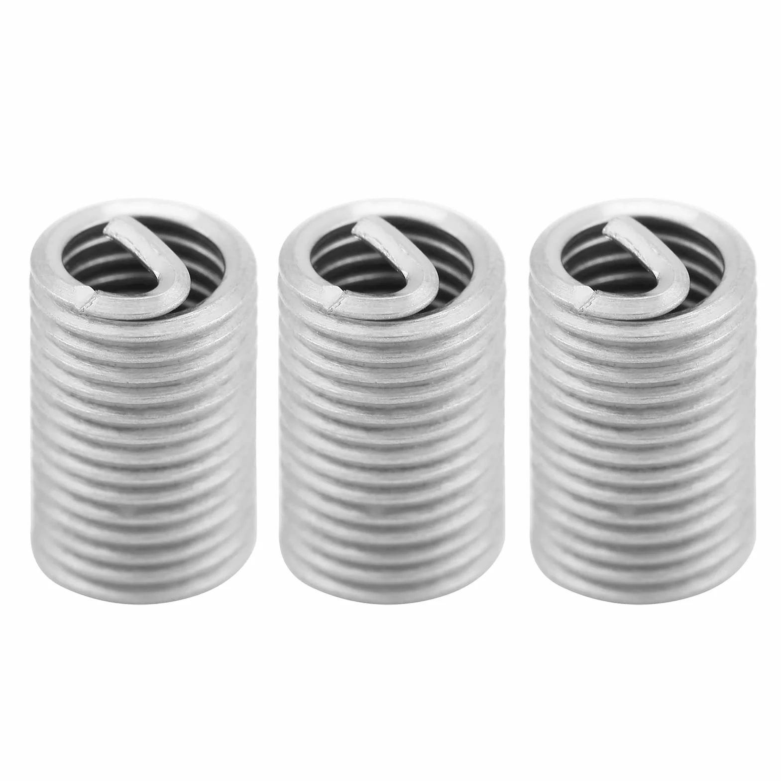 6Mm Helicoil Bits M6 X 1.0 Helicoil Kit Acero Inoxidable 304 50 Piezas Acero Inoxidable Ss304 Alambre en Espiral Rosca de Tornillo Helicoidal Insertos M6 X 1.0 X 3D Longitud