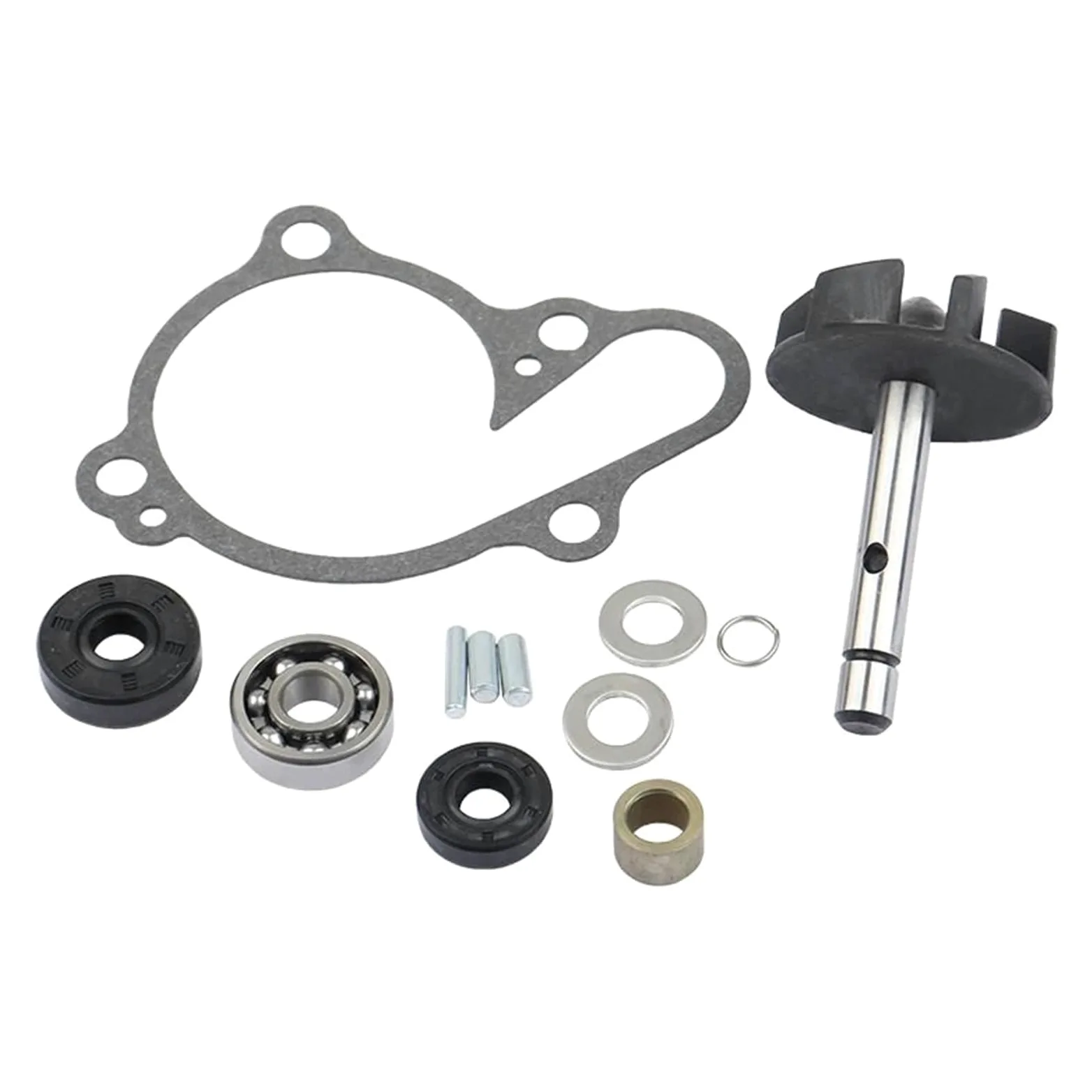Retenes De Bomba Agua Para Motocicleta Ajuste para Yamaha YZ125 2005-2022 sistema de refrigeración prevención de fugas Kit de reparación de bomba de agua con juntas