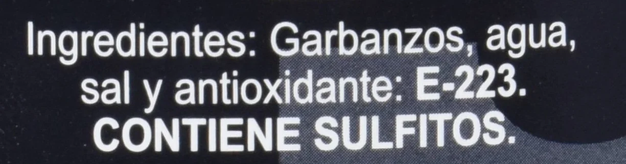 Ja'E Garbanzos Legumbre Cocida 6 x 500 G