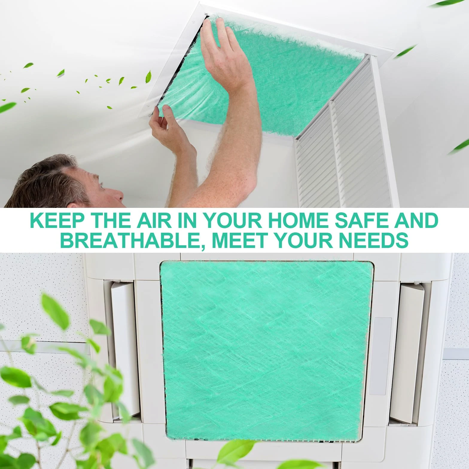 Motipuns Paquete de 50 filtros de escape para cabina de pintura, filtros de cabina de pintura en aerosol de fibra de vidrio, filtro de cabina de pulverización de aerógrafo resistente para cabina de