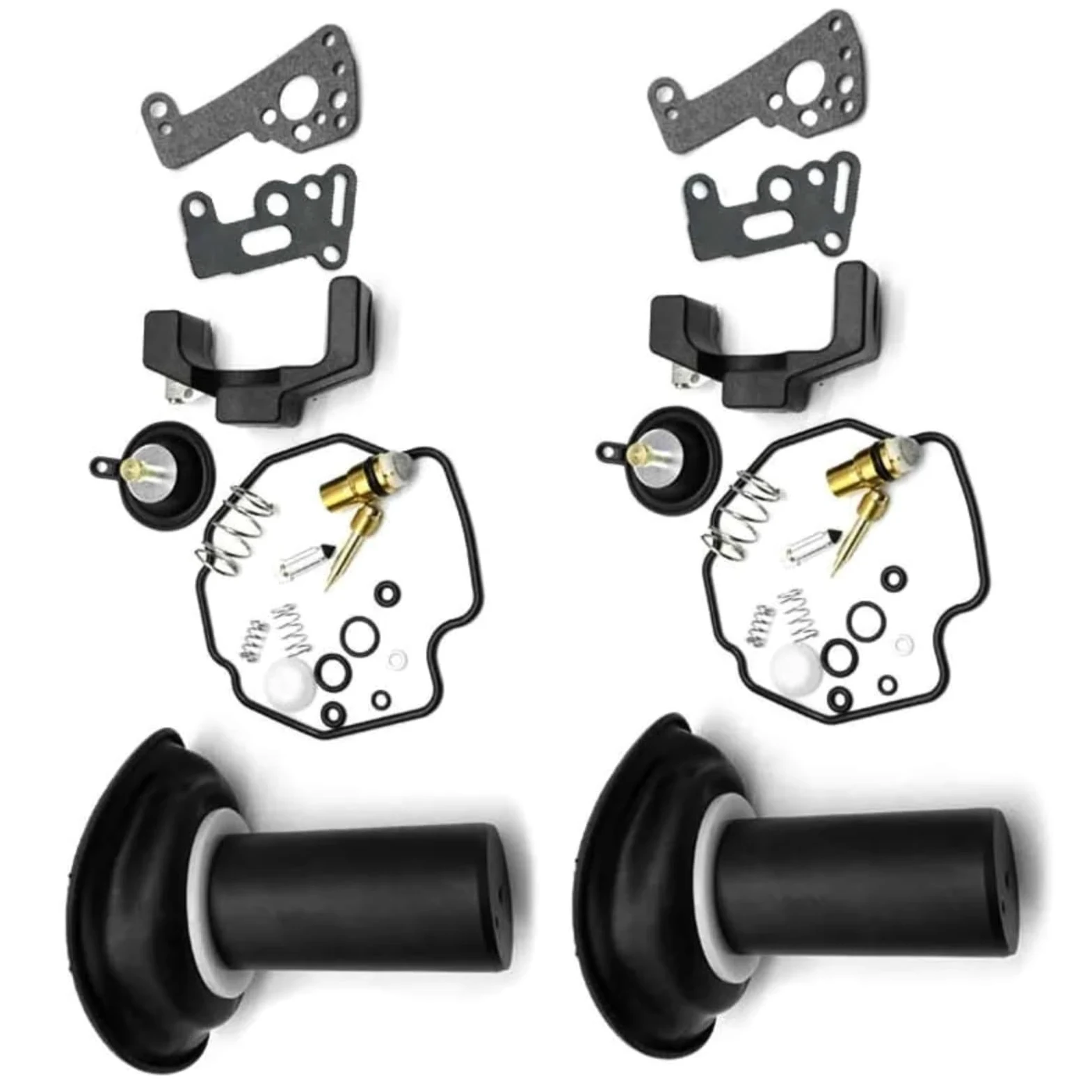 Kit Carburador Repuesto Kit Reparación Carburador Para Yamaha Para XV500 1994-1998 Para XV400 XV535 1990-2001 Para XV500S Para Virago 500 400 535 Diafragma Flotante Carburador(A Style)