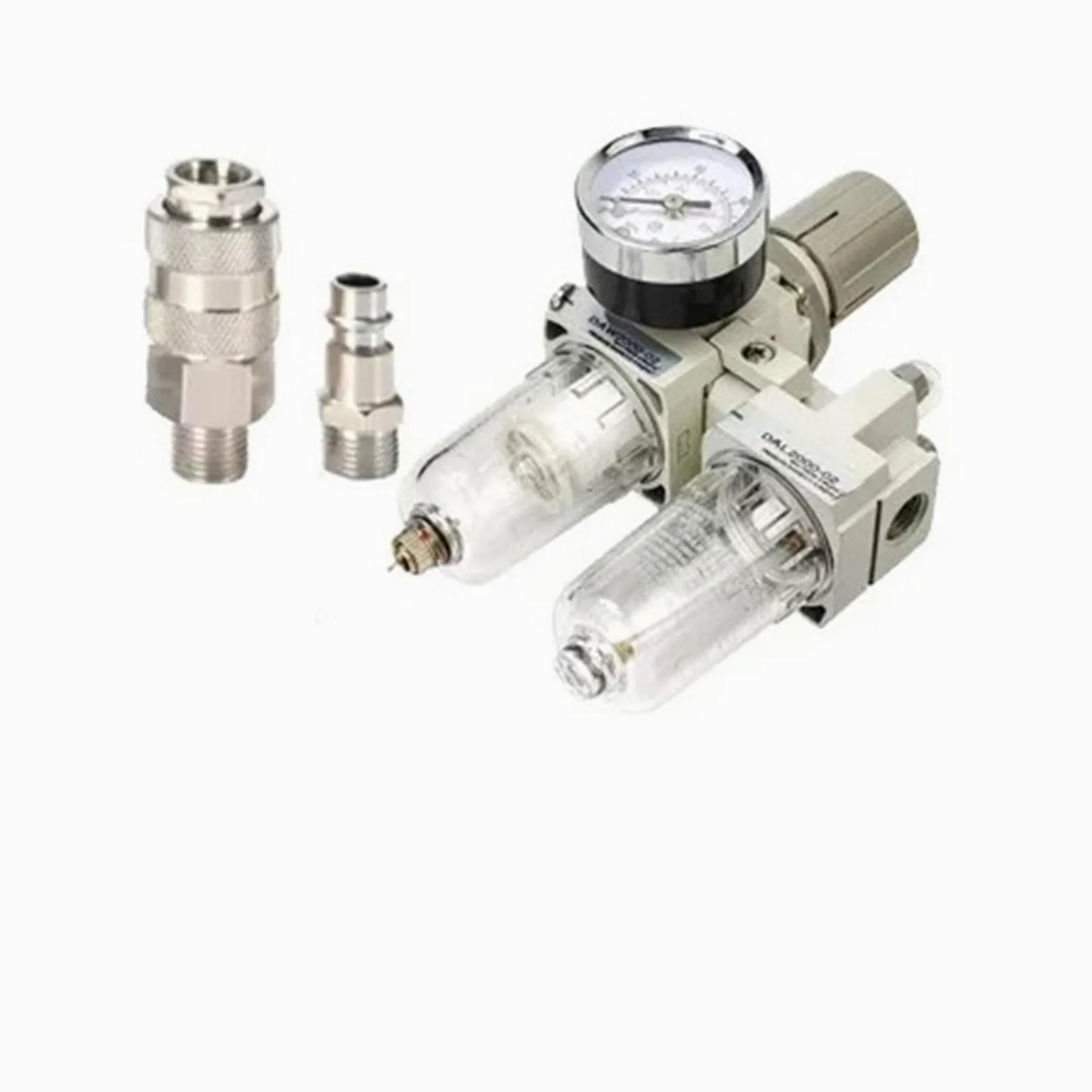 AC2010-02 AC3010-03 AC4010-04 Regulador de presión neumático separador de aceite y agua drenaje manual compresor filtro de aire fibra de humedad (AC2010-02 EU)