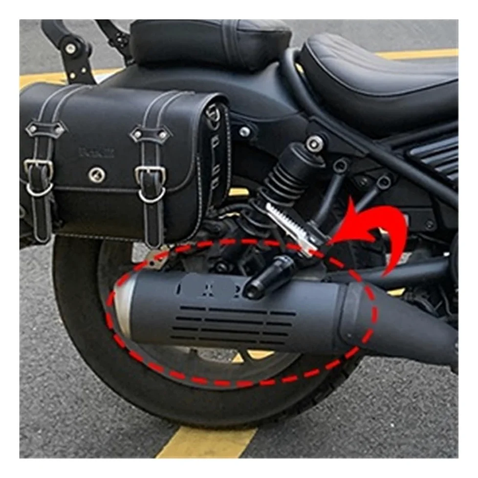 Deflectores Calor Escape para Rebel CMX 250 300 500 300 500 2017-2023 Silenciador De Escape para Motocicleta Tubo Protector Térmico Cubierta Protectora