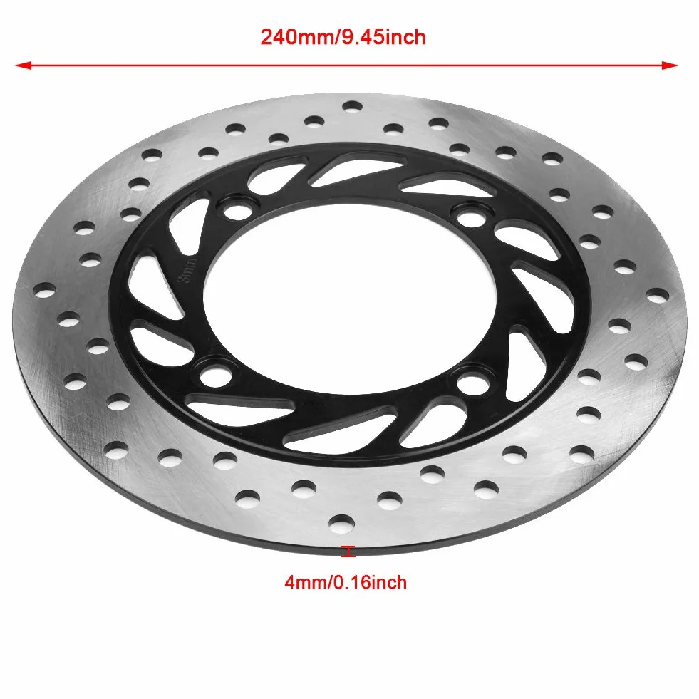 Disco de Freno, Repuesto de Disco de Freno Trasero Redondo para Motocicleta de 240 Mm para CB400 CB-1 CB500 CB750 CB900 Hornet919 para Disco de Freno Cb 500 Pc32 Disco de Freno Disco de Freno Disco78