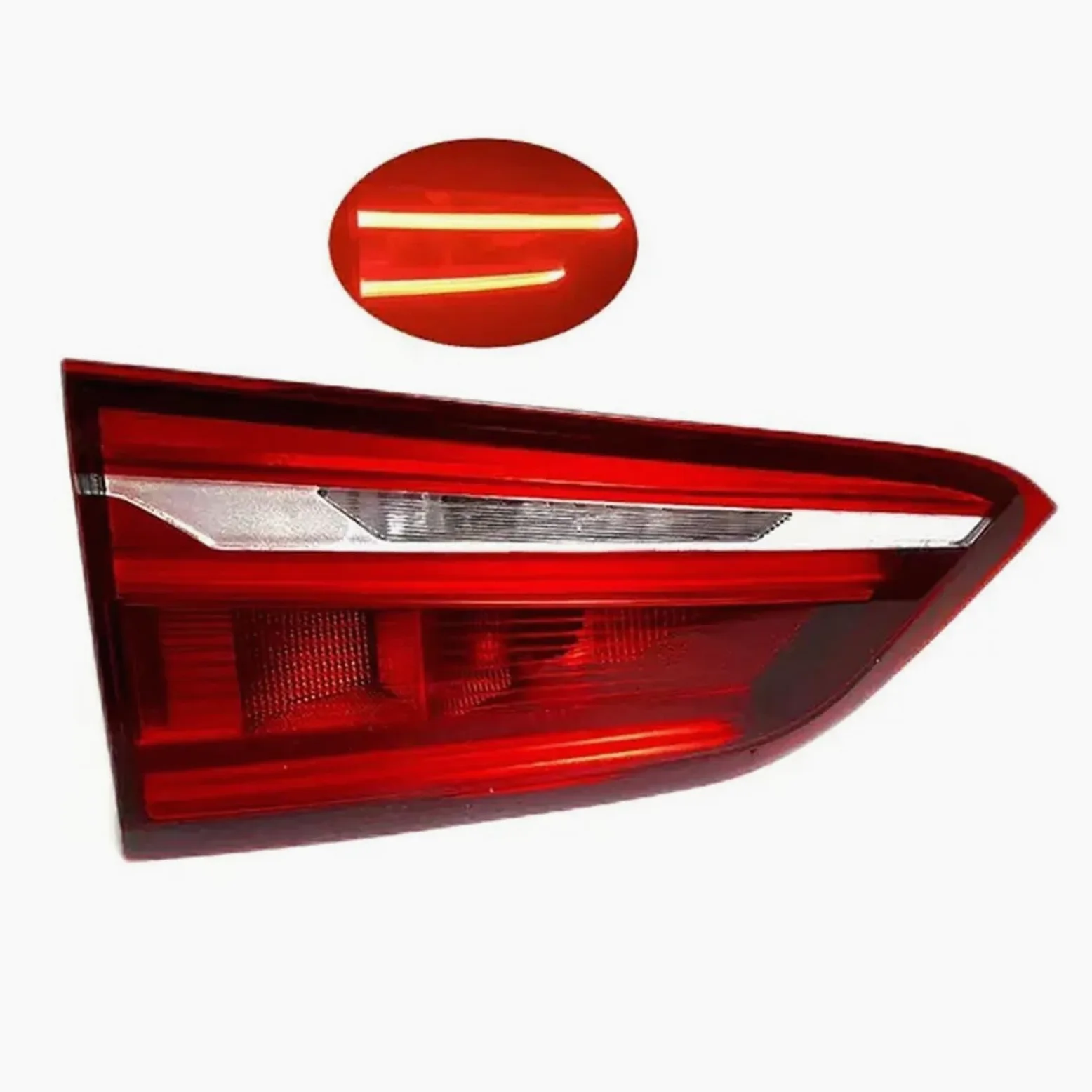 Faro Trasero Del Portón Trasero Para BMW Para X1 2016-2019 Accesorios Coche Luz Trasera LED Lámpara Advertencia Freno Conjunto Luz Trasera Pieza Automóvil 63217350697 63217350698 Luz Trasera(Inside Le