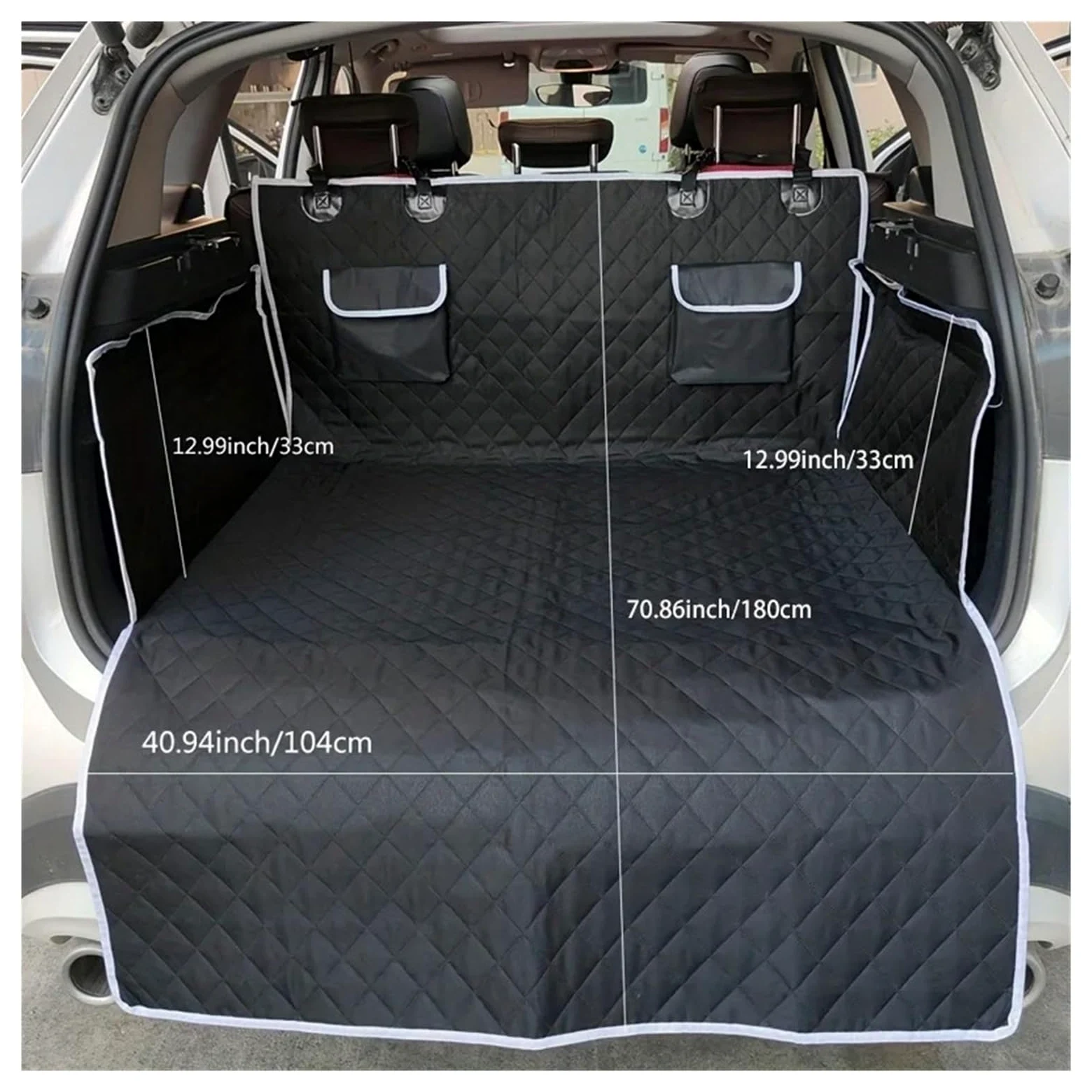 Lfombrillas Maletero para Perros Pequeños Medianos Y Grandes Protector Impermeable para Asiento Coche Perros Funda para Maletero Transportador