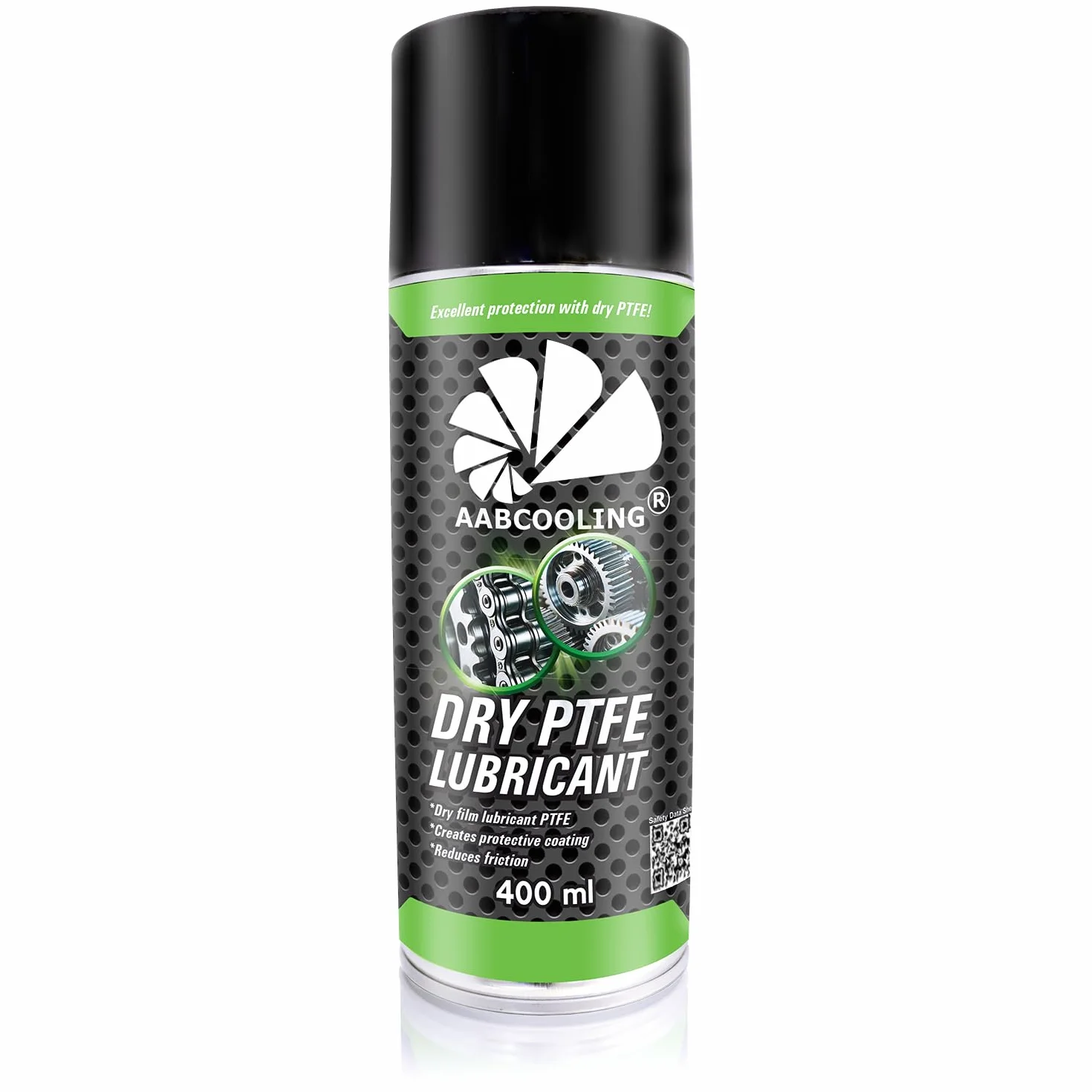 AABCOOLING Dry PTFE Lubricant 400 ml spray PTFE teflón lubricante seco para bicicleta motocicleta maquinaria agrícola transmisión rodamientos engranajes rendimiento protección anti desgaste