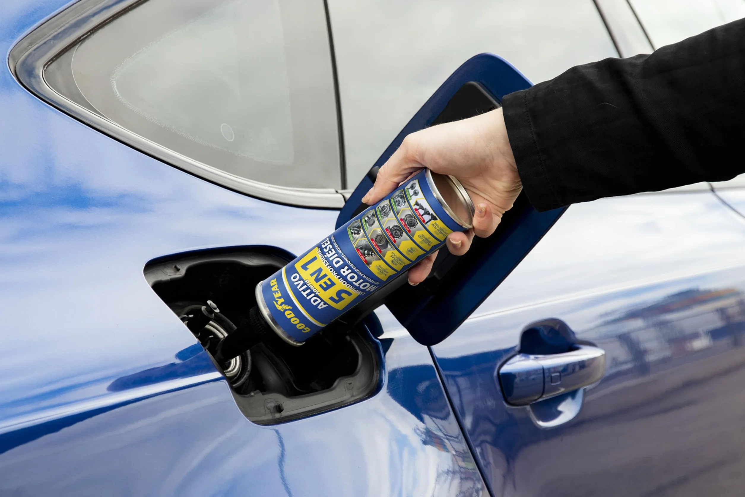 Goodyear Aditivo Limpiador Motor Diésel 5 en 1 Profesional 300ml