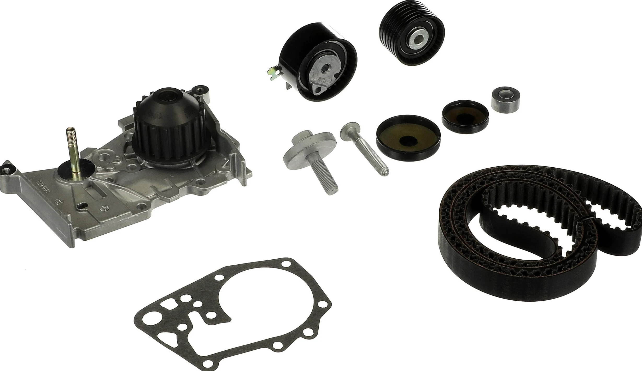 GATES KP35671XS Bomba de agua + kit de correa de distribución Número de dientes: 132 27,4 mm con bomba de agua Compatible con RENAULT Megane 3 Grandtour KZ0/1 Clio 3 Hatchback BR0/1, CR0/1, DACIA