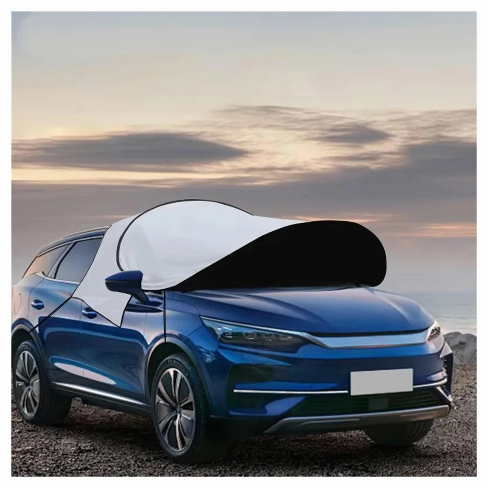 Paraguas Portátil Plegable para Coche Parasol Automotriz para Parabrisas Sombrillas Impermeables para Exteriores Sombrilla con Bloque UV Parasol para Coche