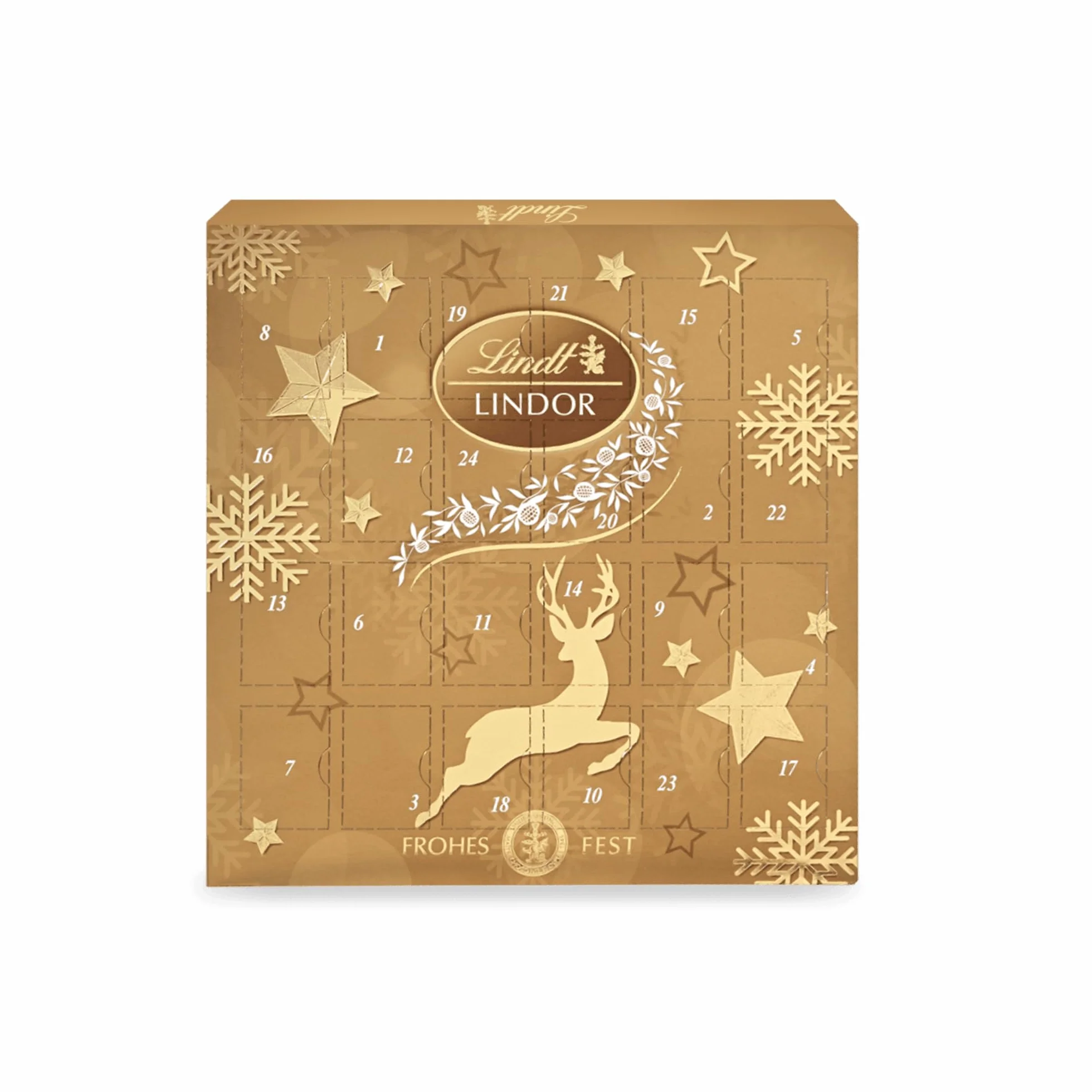 Lindt Chocolate Calendario de Adviento Mini LINDOR 2025 24 esferas 109 g