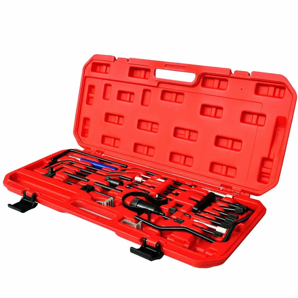 Juego de herramientas de ajuste del motor para Citroen Peugeot de gasolina y diésel, para reparación, mantenimiento y montaje, en maletín resistente, adecuado para coche, moto, vehículos