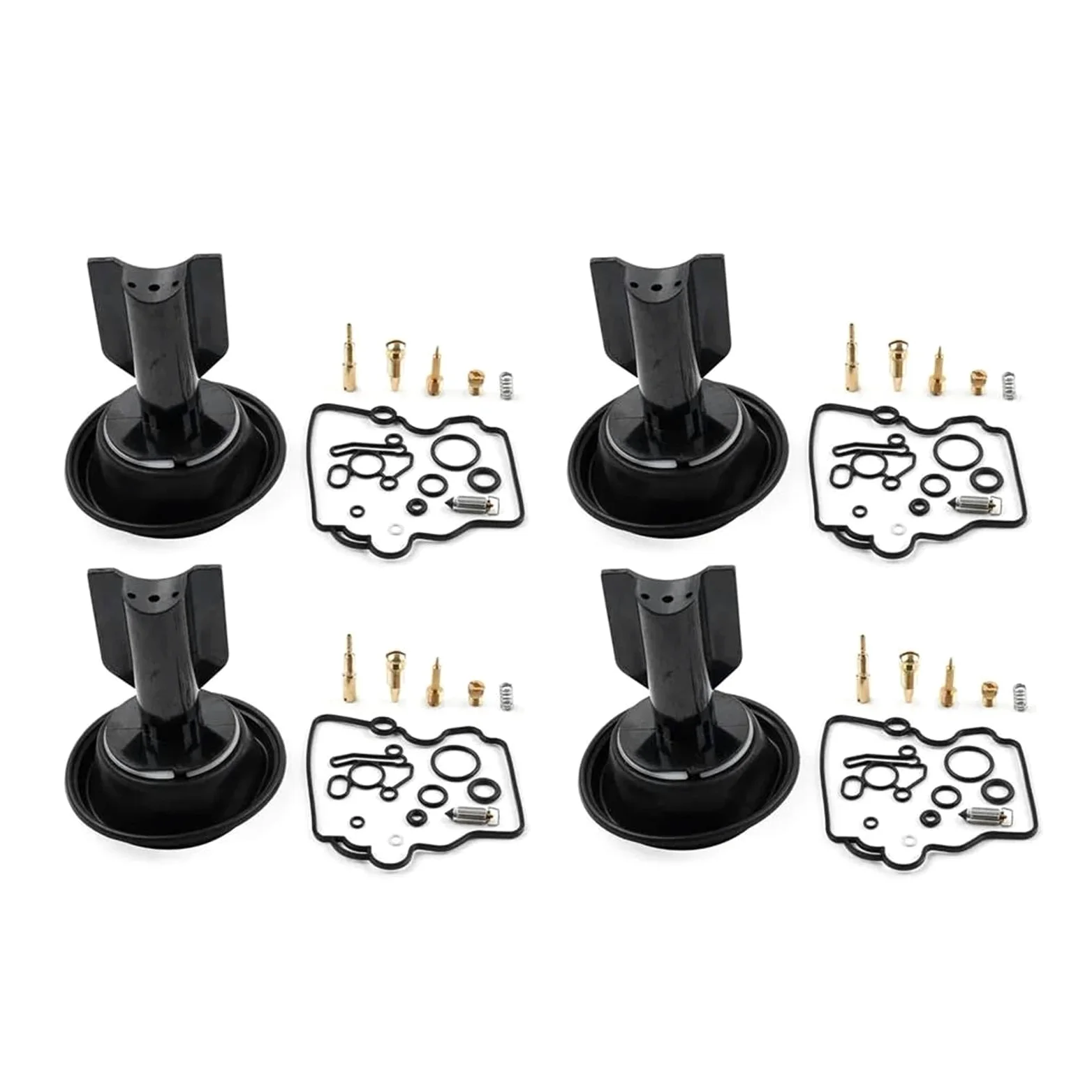 BAYDE Kit de Juntas de carburador Juego De 4 Kits De Reparación De Carburador Motocicleta para Suzuki para RF900R 1994-1997
