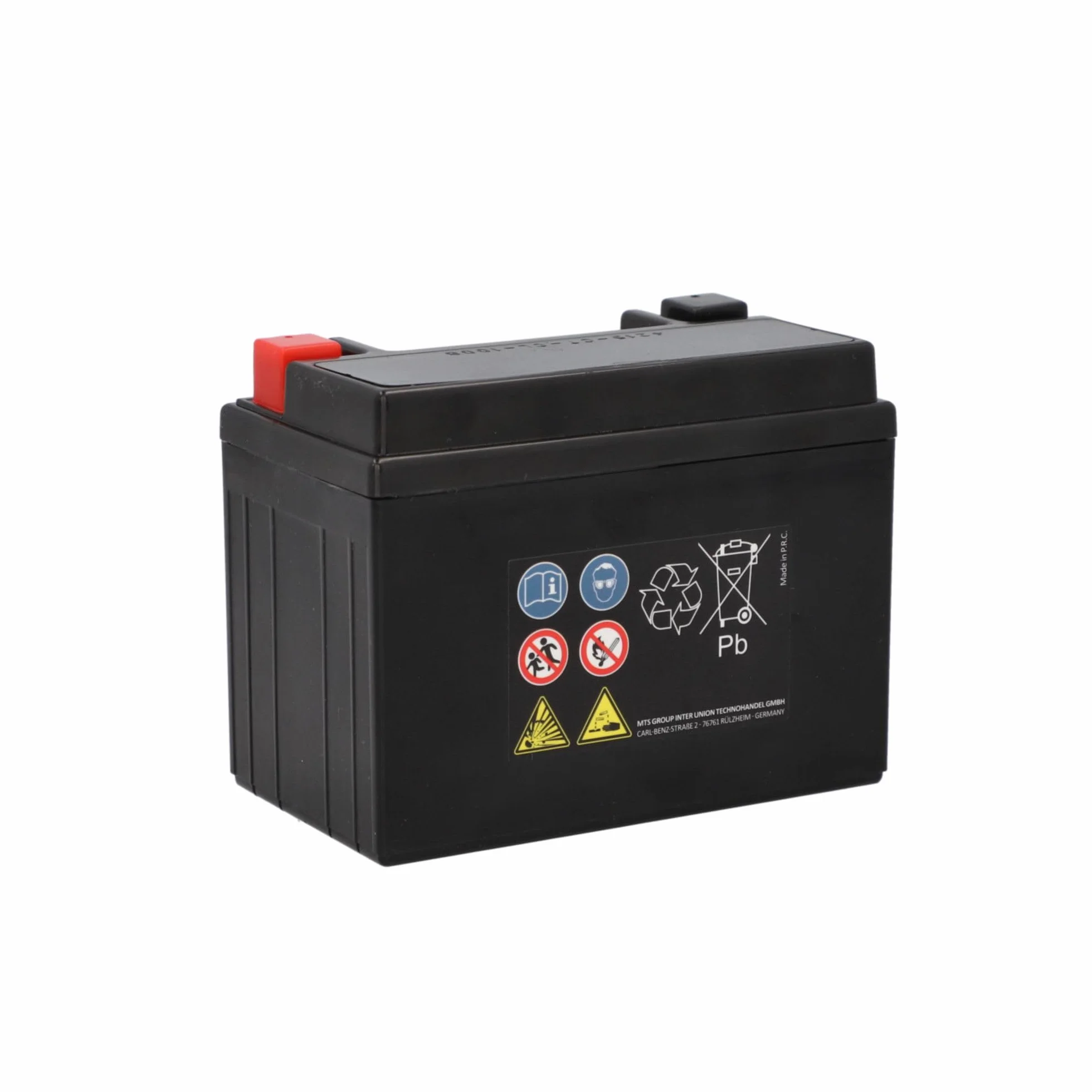 Batería de motocicleta Cartec YB4L-B 4Ah 56A Batería de tecnología de gel Calidad OEM Almacenamiento a prueba de ciclos Sin mantenimiento