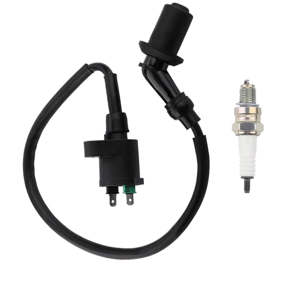 Cable de bujía de bobina de encendido 125 A7TC Compatible con GY6 50CC 150CC 110CC 125CC 80CC 90CC ciclomotor Scooter ATV motocicleta(all)