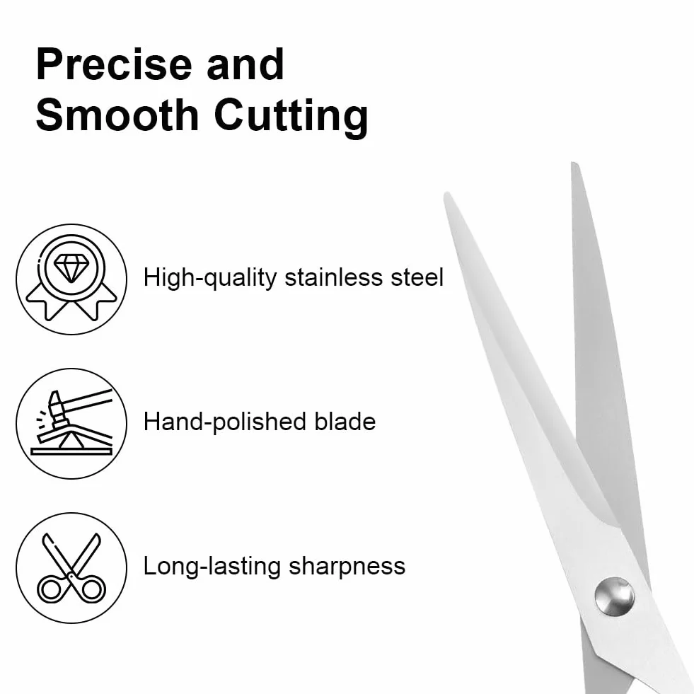 Profesional Tijeras Peluqueria 6,5 Pulgadas Acero Inoxidable Entresacar Kit Completo Negro