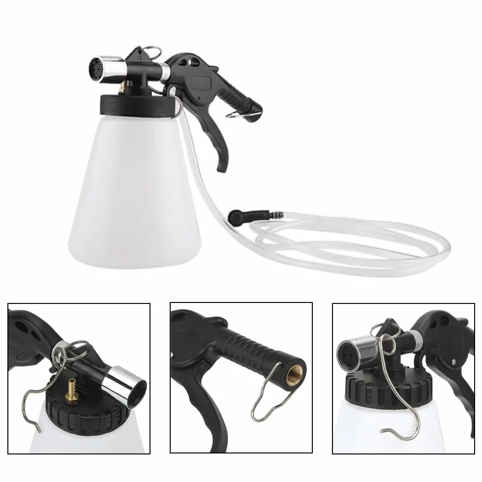 Purgador automático de Frenos de Aire comprimido Dispositivo de Purga de Frenos Freno de Aire Cambiador de líquido de Frenos de Frenos de Aire purgado con Botella de Recarga de 1 litro
