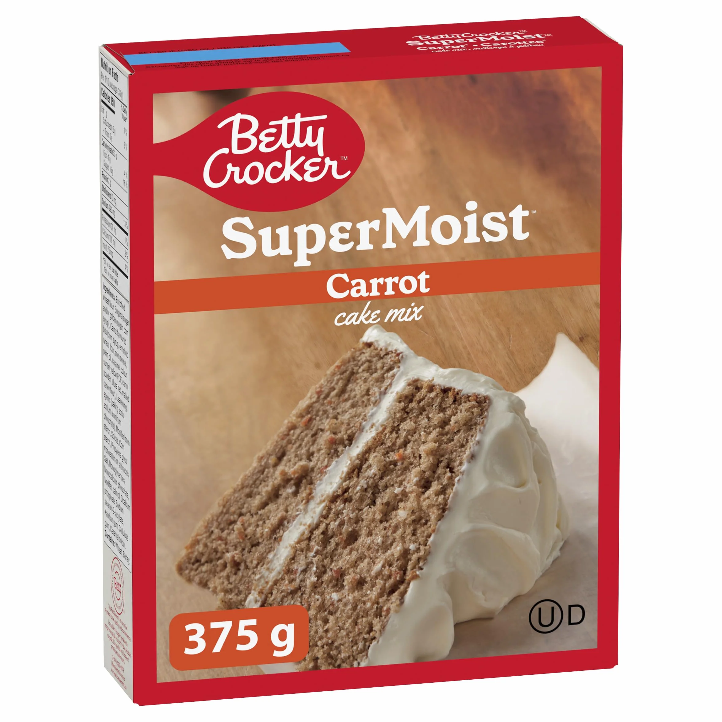 Betty Crocker Mezcla para Tartas Zanahoria Súper Húmeda 375g