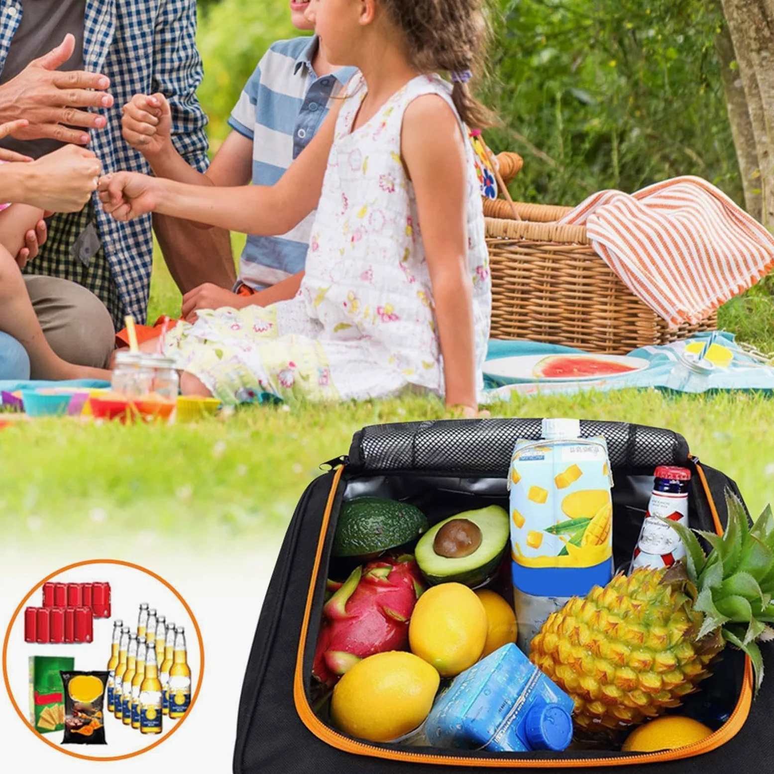 Organizador De Maletero Para Coche SUV Divisores Ajustables Impermeables | de Almacenamiento para Maletero Para Sedán, SUV, Camper, Camión, Camping y Viaje por