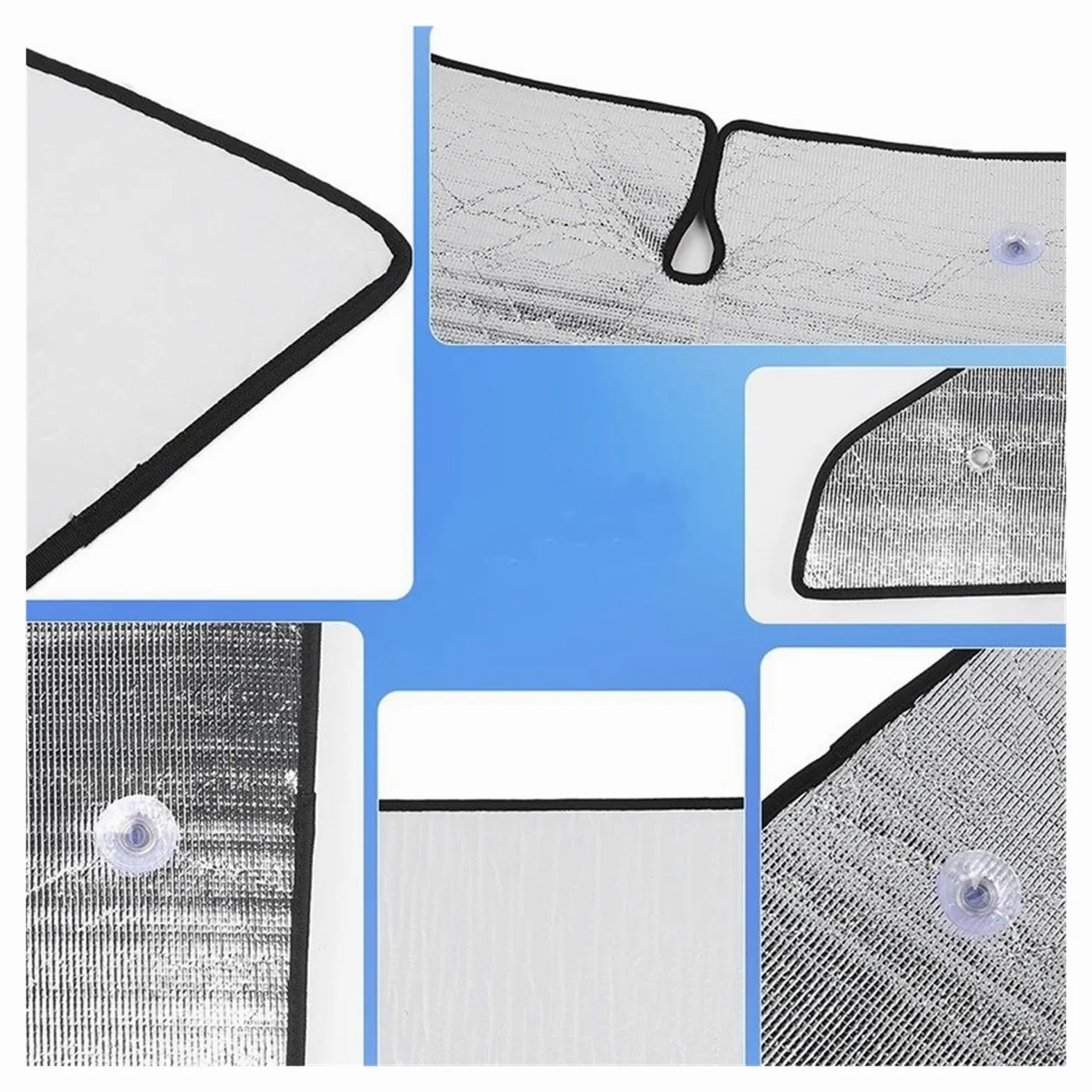 Parasoles de Coche para Jeep para Grand para Cherokee Parasol para Ventana Delantera Protección UV Protector Solar Cubierta Visera para Parabrisas Parasol Coche Delanter(2007-2010)